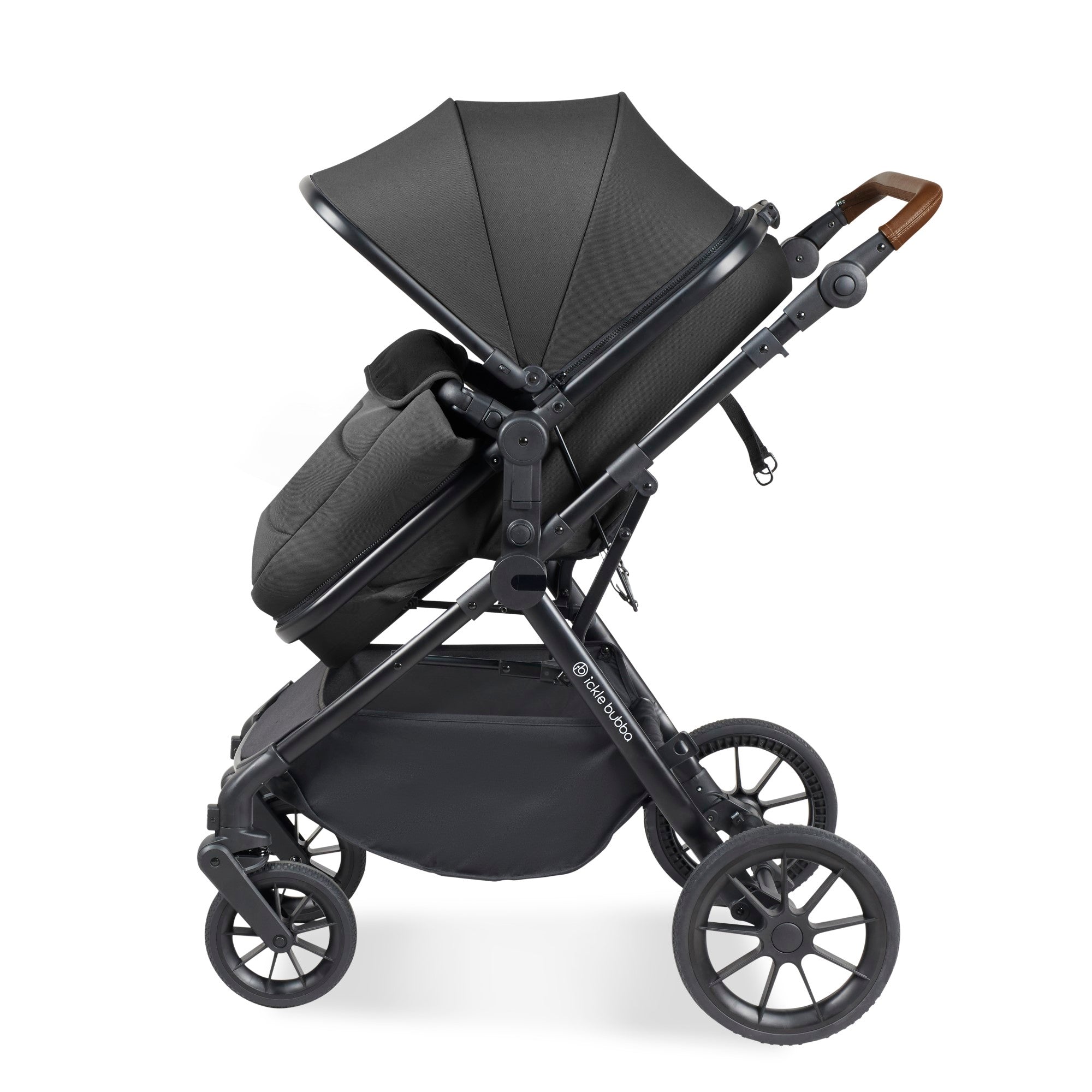 Ickle Bubba Cosmo 2 In 1 Pushchair - Graphite Grey   