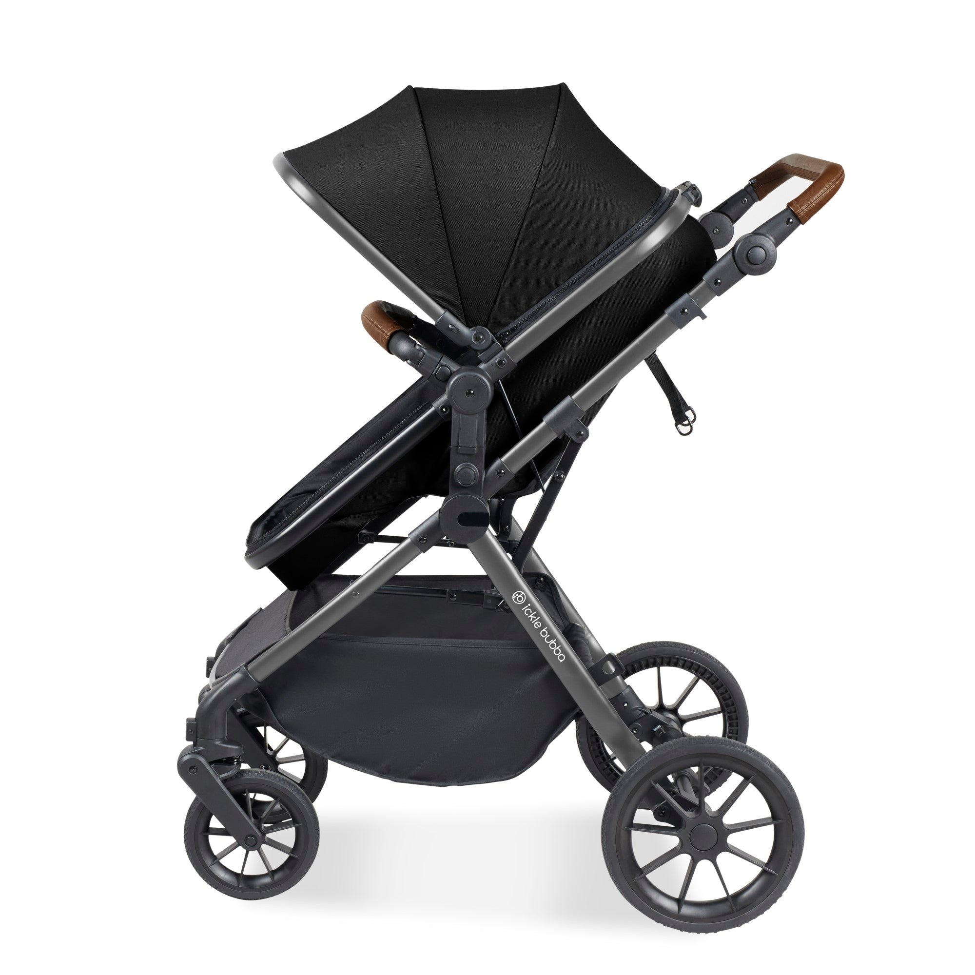 Ickle Bubba Cosmo 2 In 1 Pushchair - Black   