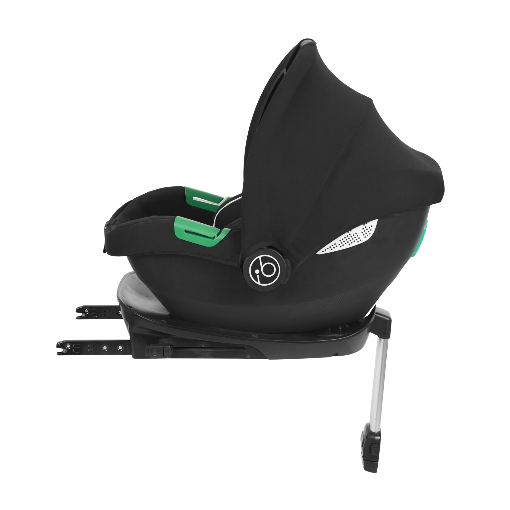 Ickle Bubba Stomp Luxe All-in-One Travel System With Isofix Base - Black / Woodland / Black   