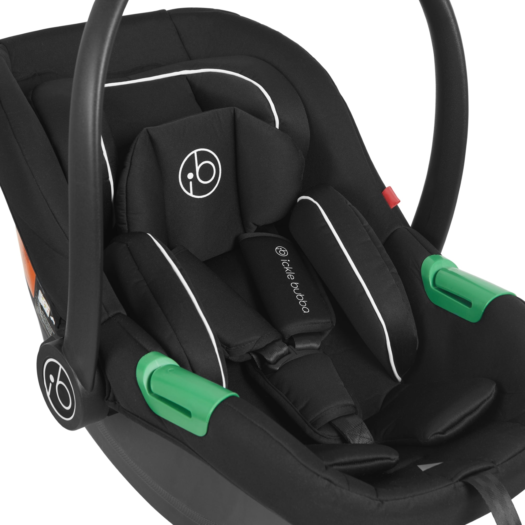 Ickle Bubba Stomp Luxe All-in-One Travel System With Isofix Base - Black / Woodland / Black   