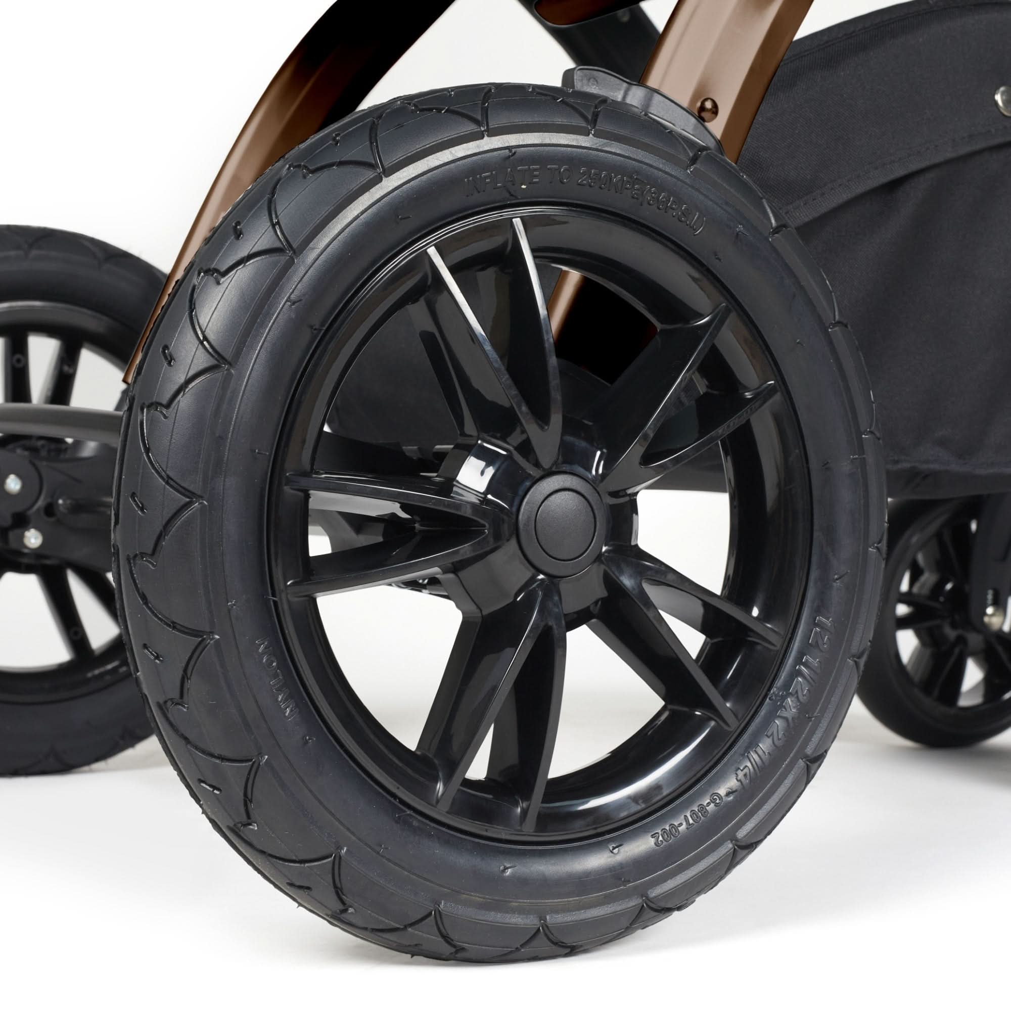 Ickle Bubba Stomp Luxe All-in-One Travel System With Isofix Base - Bronze / Midnight / Black   