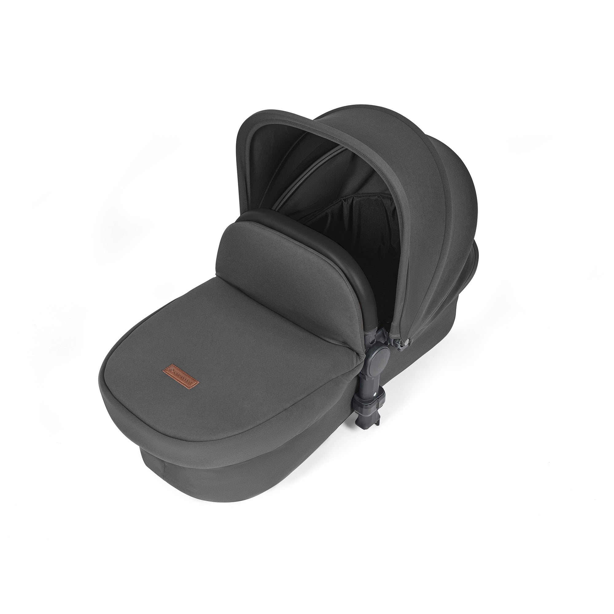 Ickle Bubba Stomp Luxe All-in-One Travel System With Isofix Base - Black / Charcoal Grey / Black   