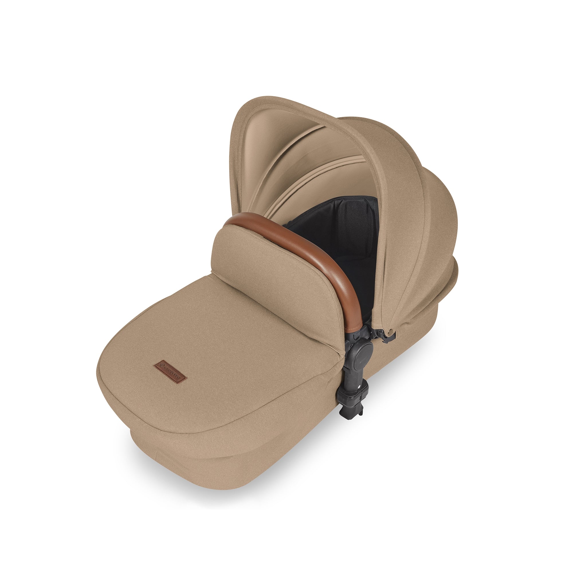 Ickle Bubba Stomp Luxe All-in-One Travel System With Isofix Base - Black / Desert / Tan   