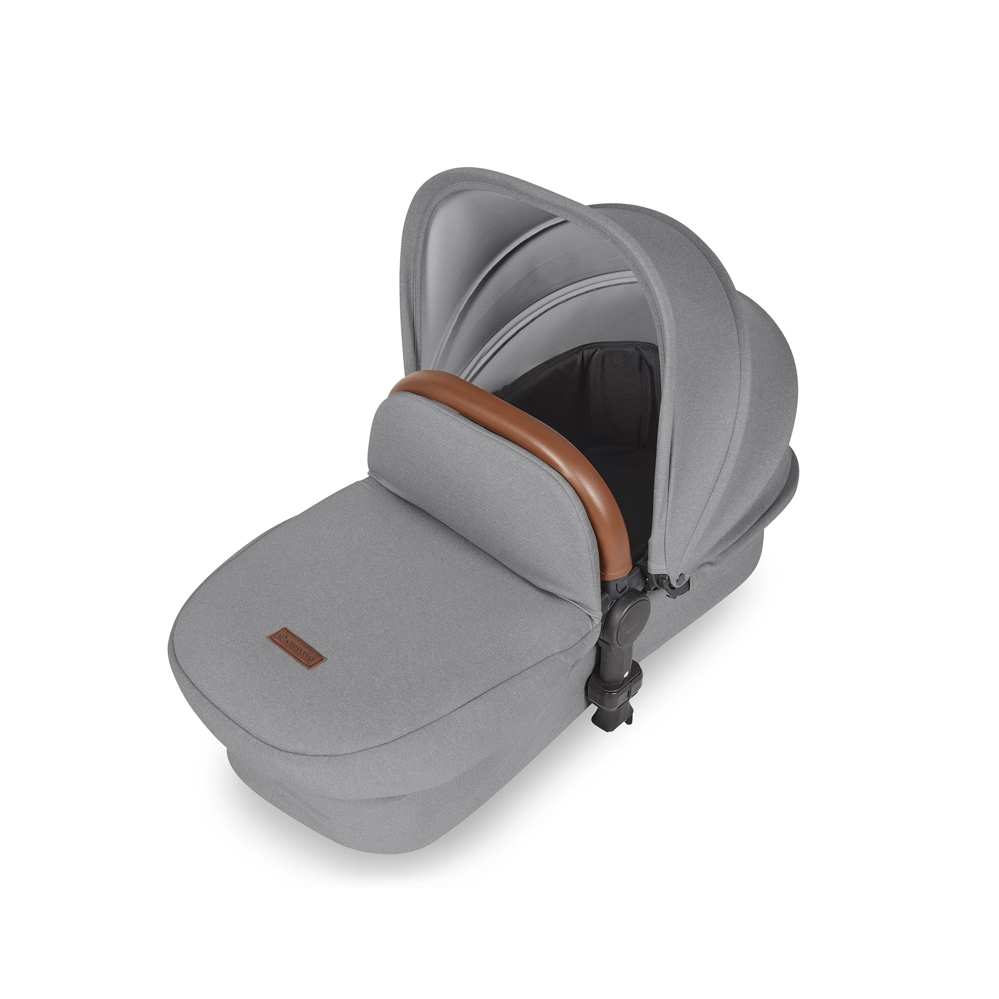 Ickle Bubba Stomp Luxe All-in-One Travel System With Isofix Base - Black / Pearl Grey / Tan   