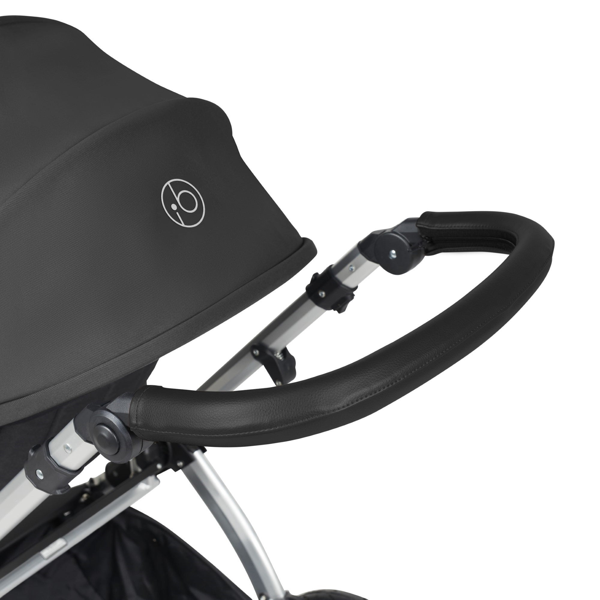 Ickle Bubba Stomp Luxe All-in-One Travel System With Isofix Base - Silver / Charcoal Grey / Black   