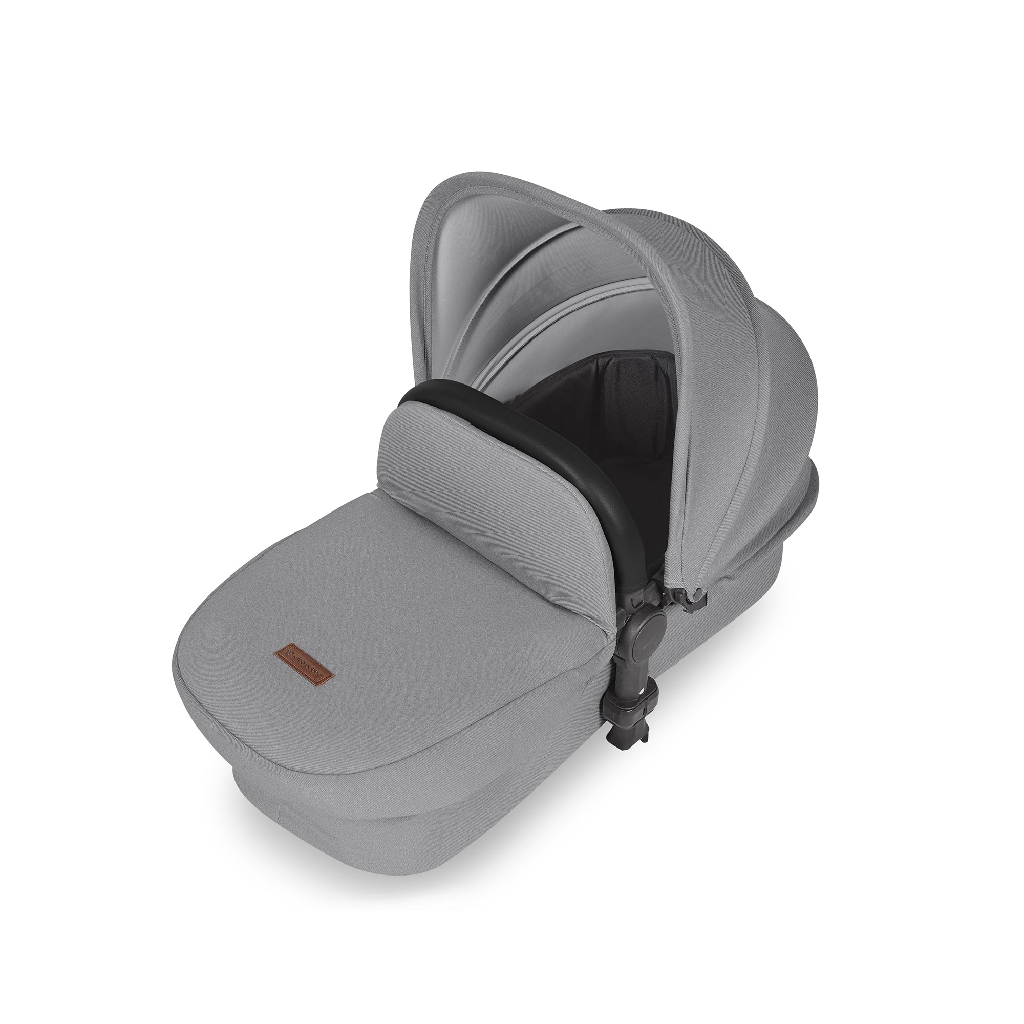 Ickle Bubba Stomp Luxe All-in-One Travel System With Isofix Base - Silver / Pearl Grey / Black   