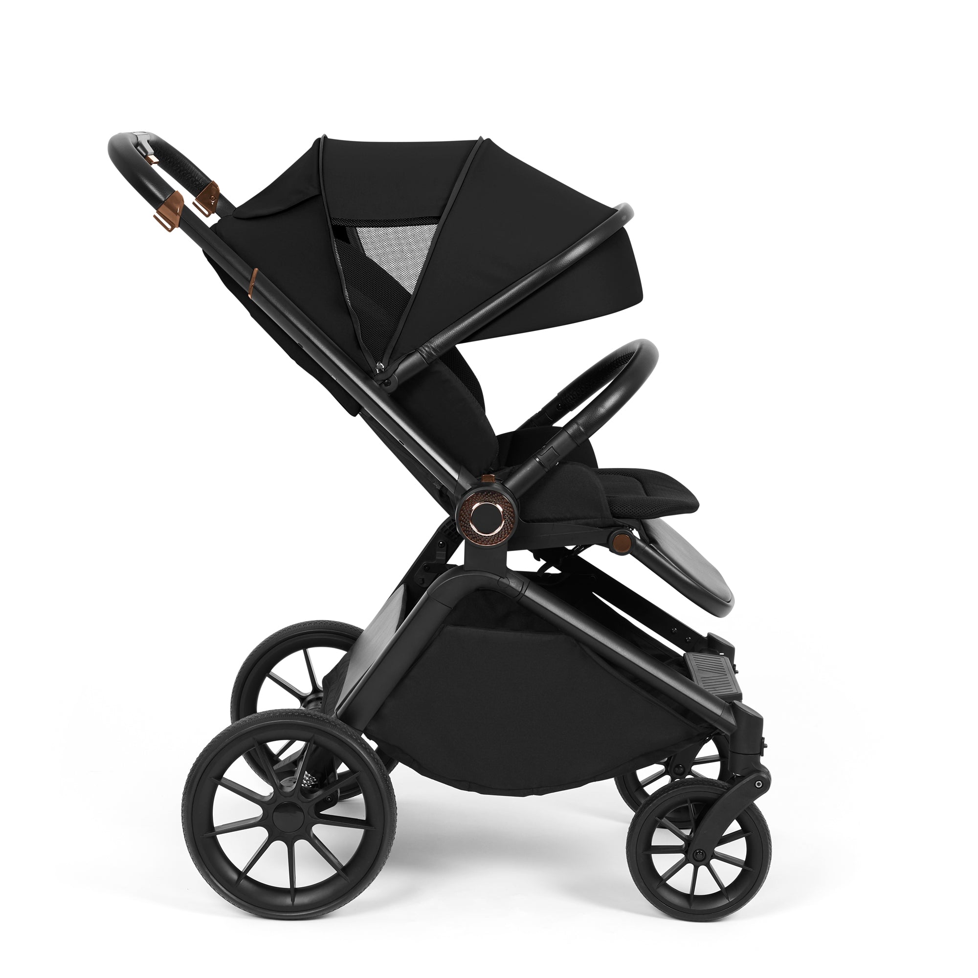 Ickle Bubba Altima All-in-One i-Size Travel System With Isofix Base - Black   