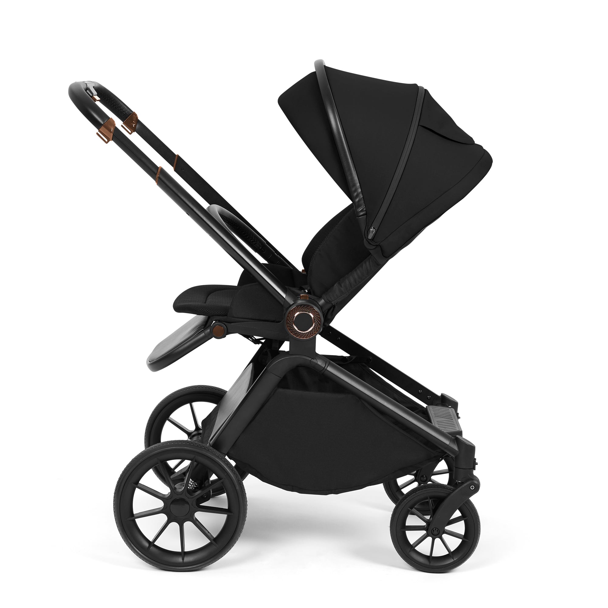 Ickle Bubba Altima All-in-One i-Size Travel System With Isofix Base - Black   