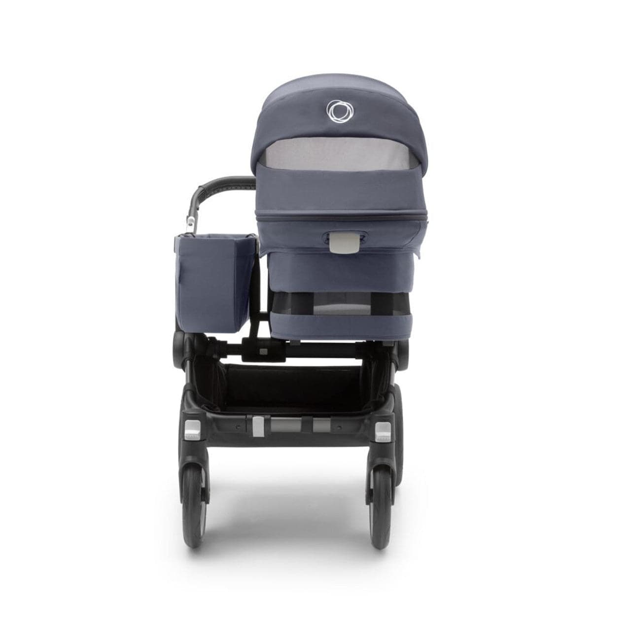 Bugaboo Donkey 5 Twin Complete Travel System + Turtle Air - Graphite/Stormy Blue   