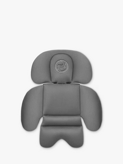 Cybex newborn inlay, lava grey fabric cushion with head pad and support insert