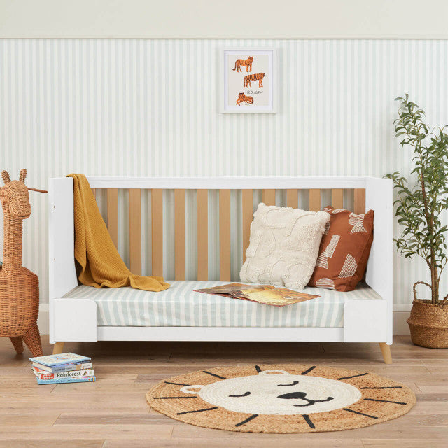 Tutti Bambini Fika 2 Piece Room Set - White/Light Oak   