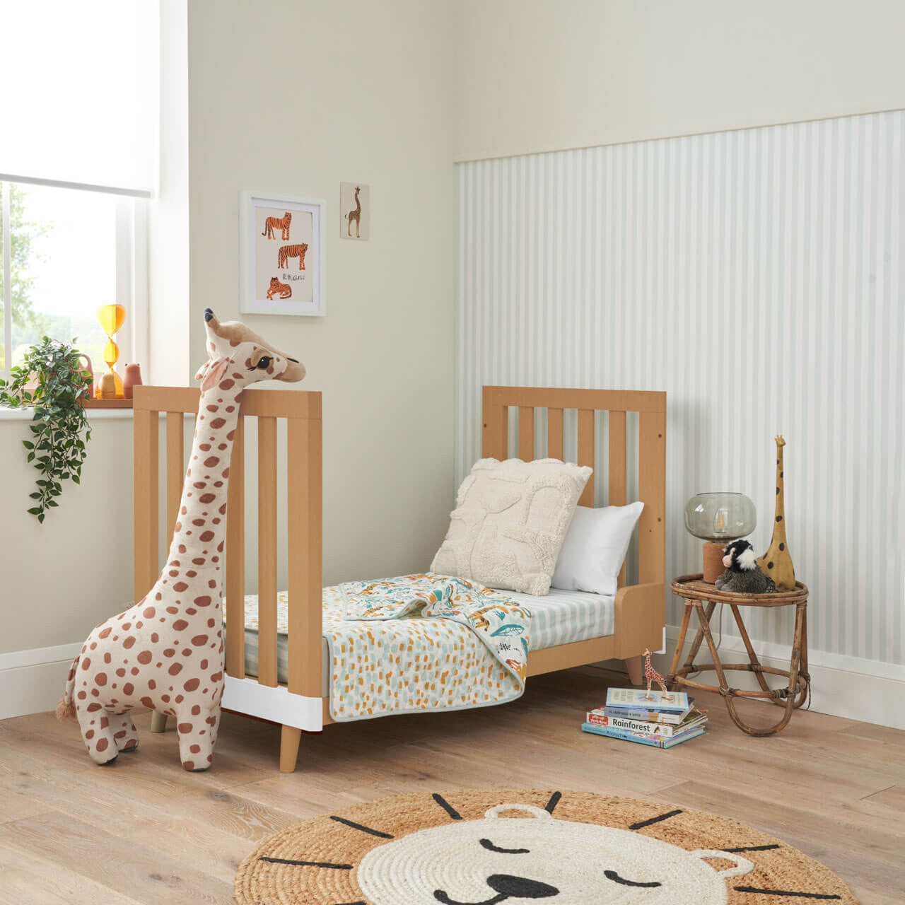 Tutti Bambini Hygge Mini 2 Piece Room Set - White/Light Oak   