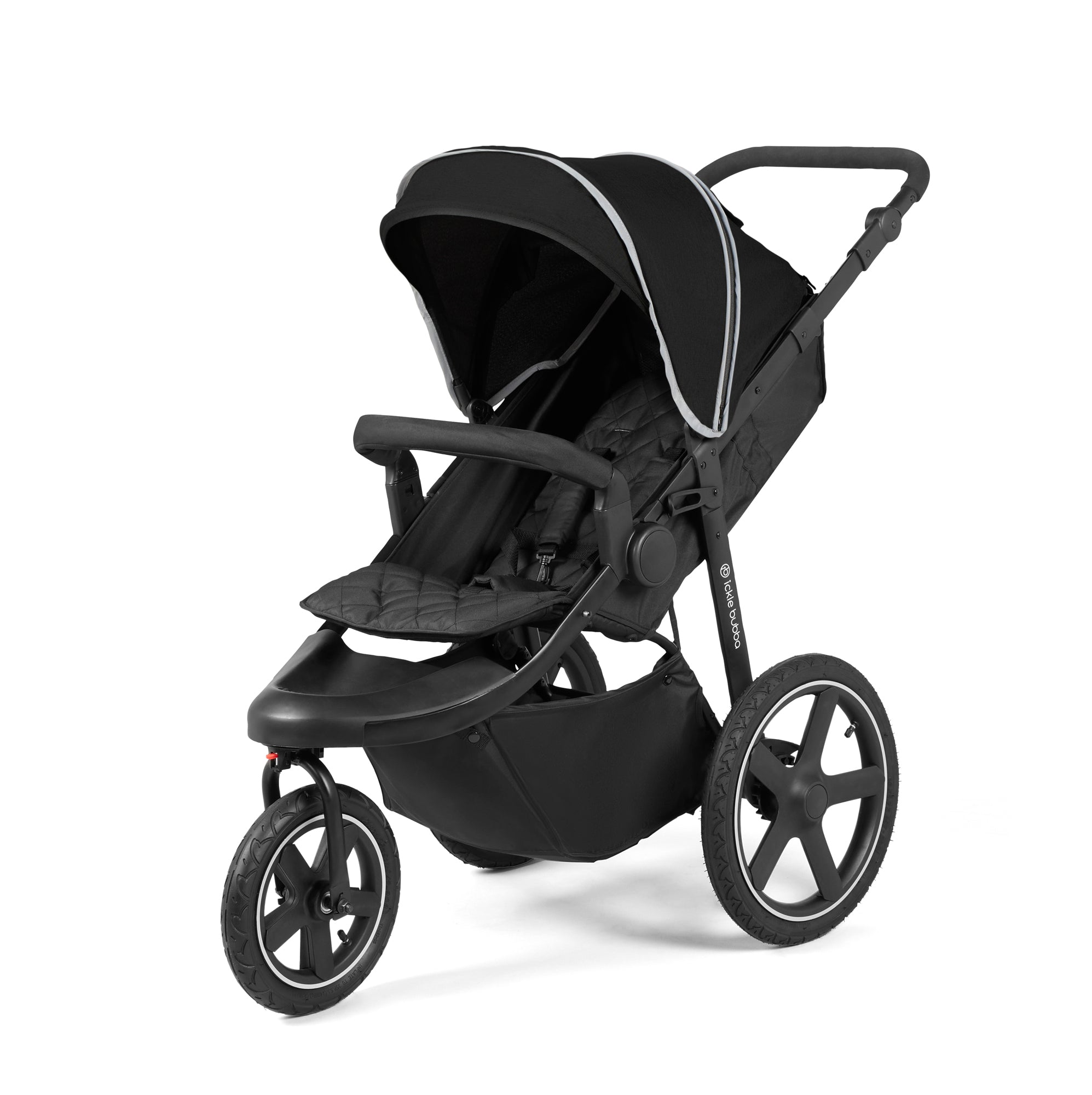 Ickle Bubba Venus Venus Max Jogger 3 Wheel Stroller I-Size Travel System with Isofix Base - Black   