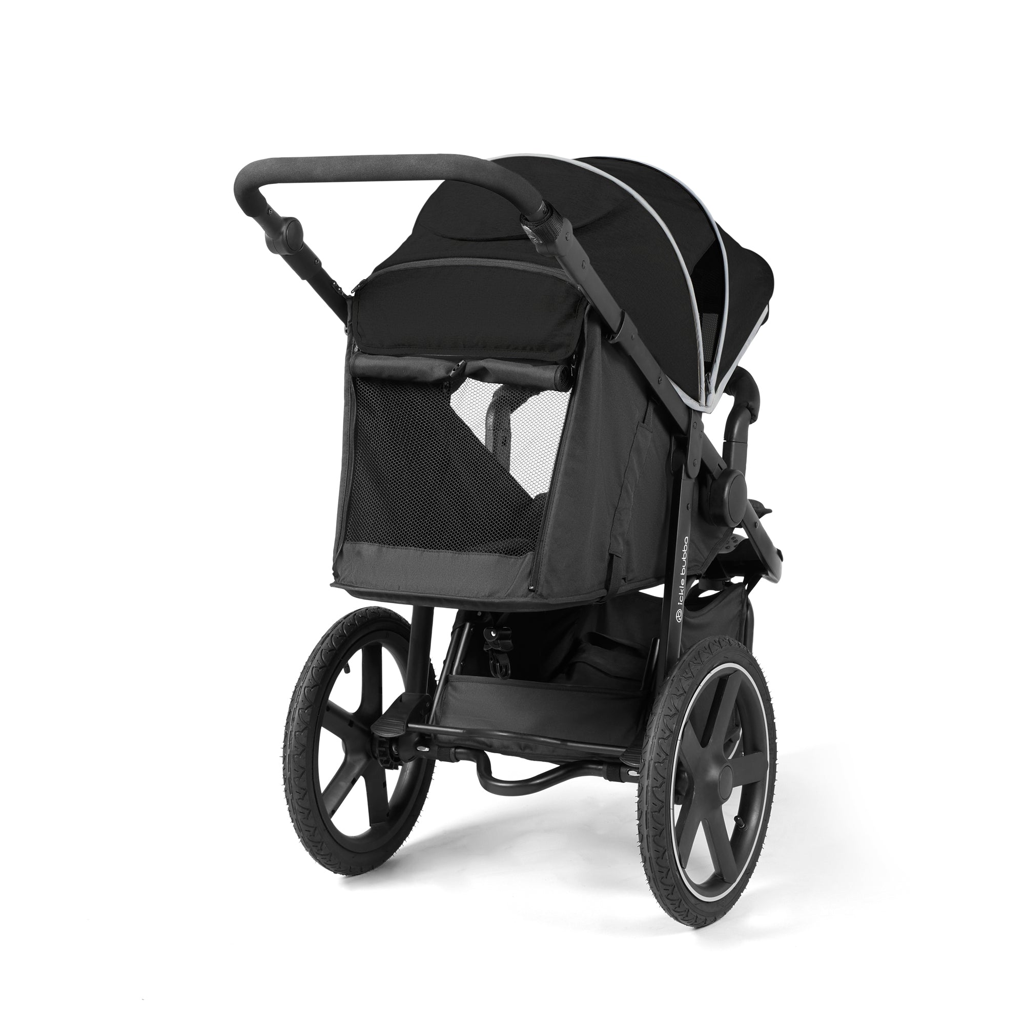 Ickle Bubba Venus Venus Max Jogger 3 Wheel Stroller I-Size Travel System with Isofix Base - Black   