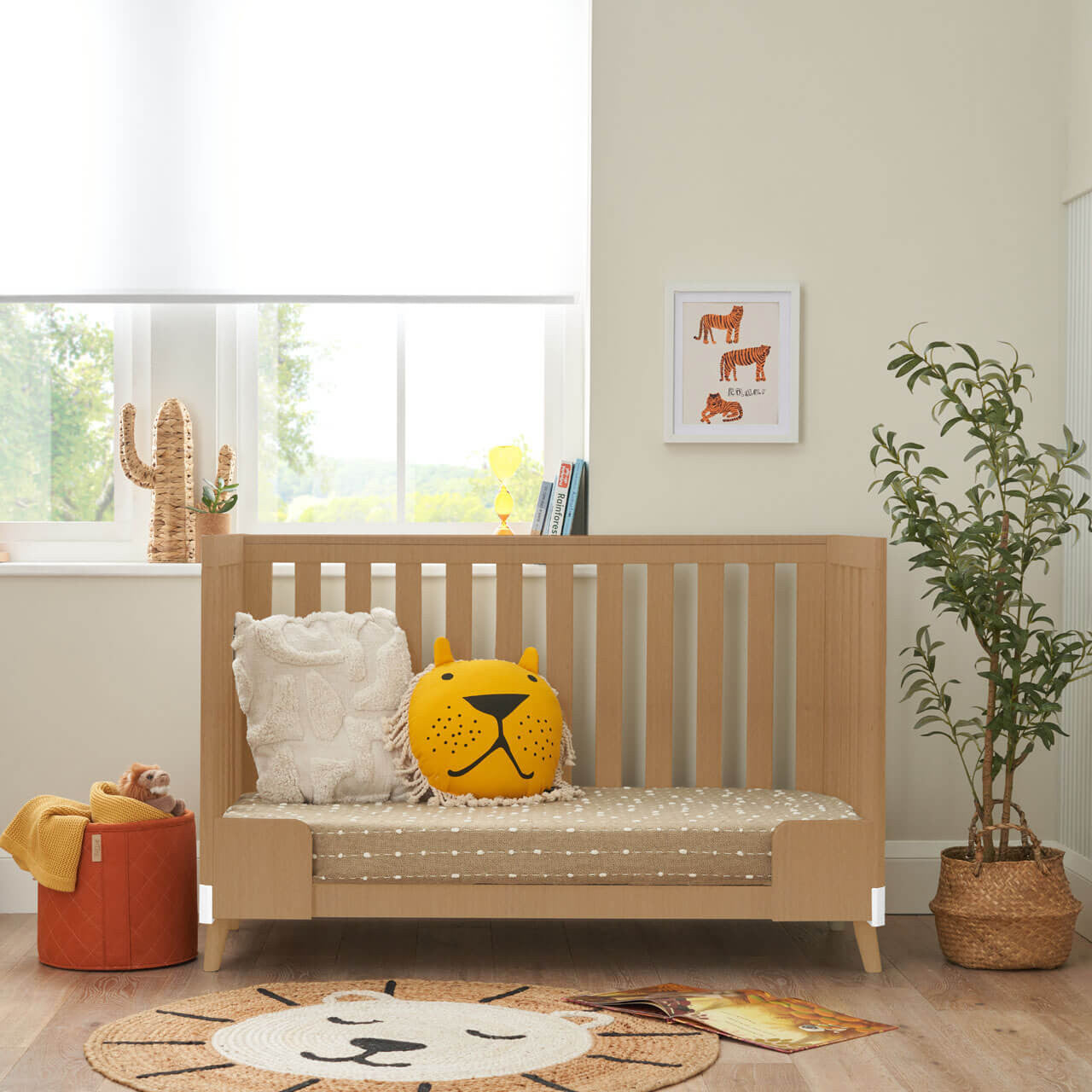 Tutti Bambini Hygge Mini 2 Piece Room Set - White/Light Oak   