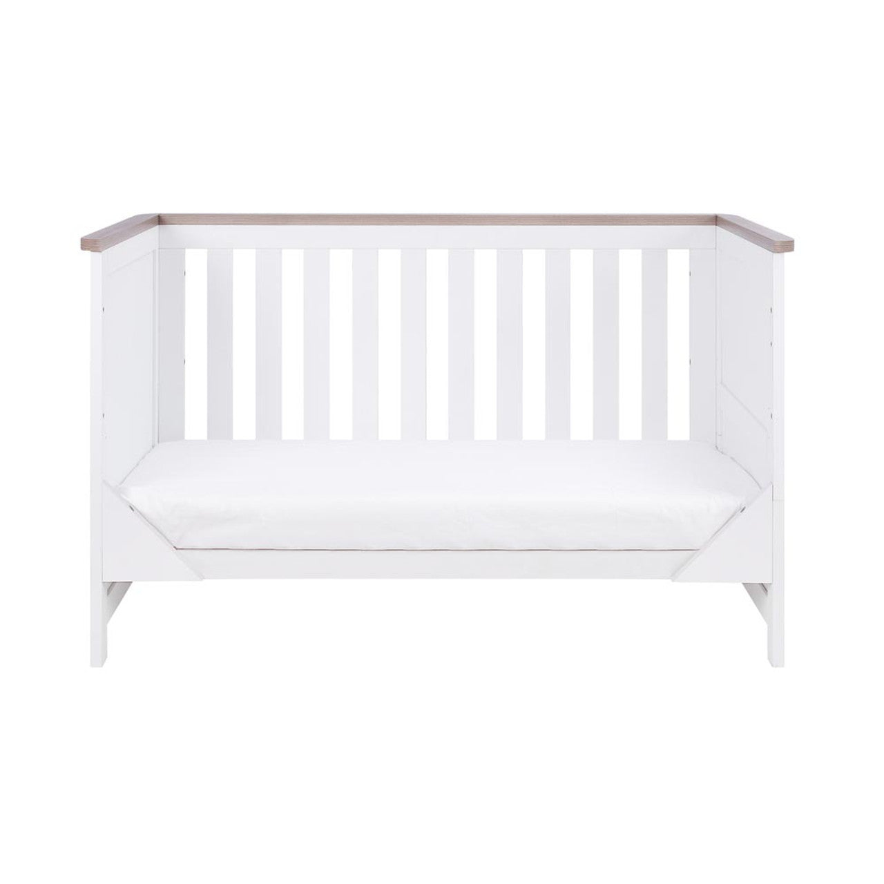 Tutti Bambini Verona Cot Bed - White/Oak -  | For Your Little One