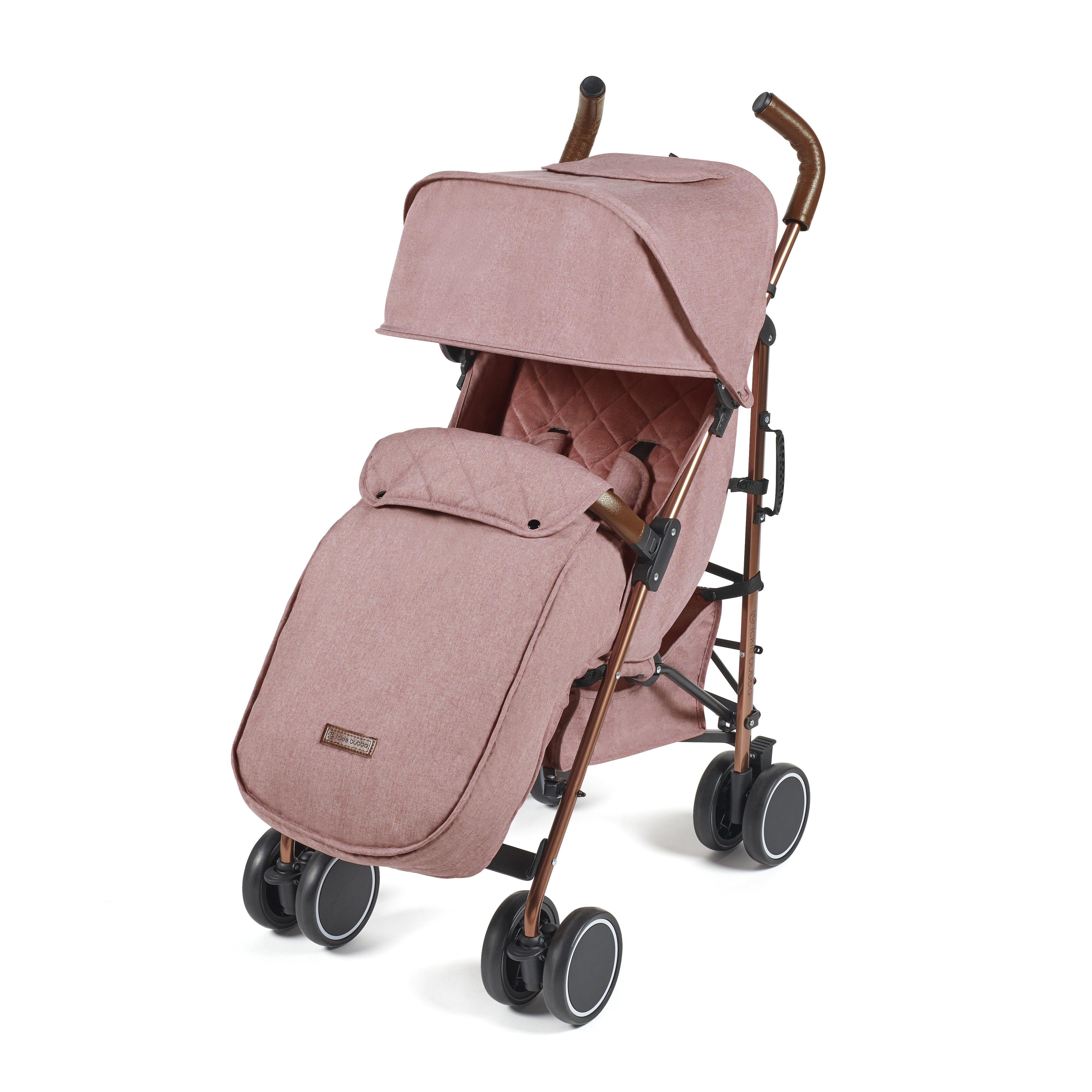 ickle bubba Discovery Prime Stroller - Rose Gold / Dusky Pink   