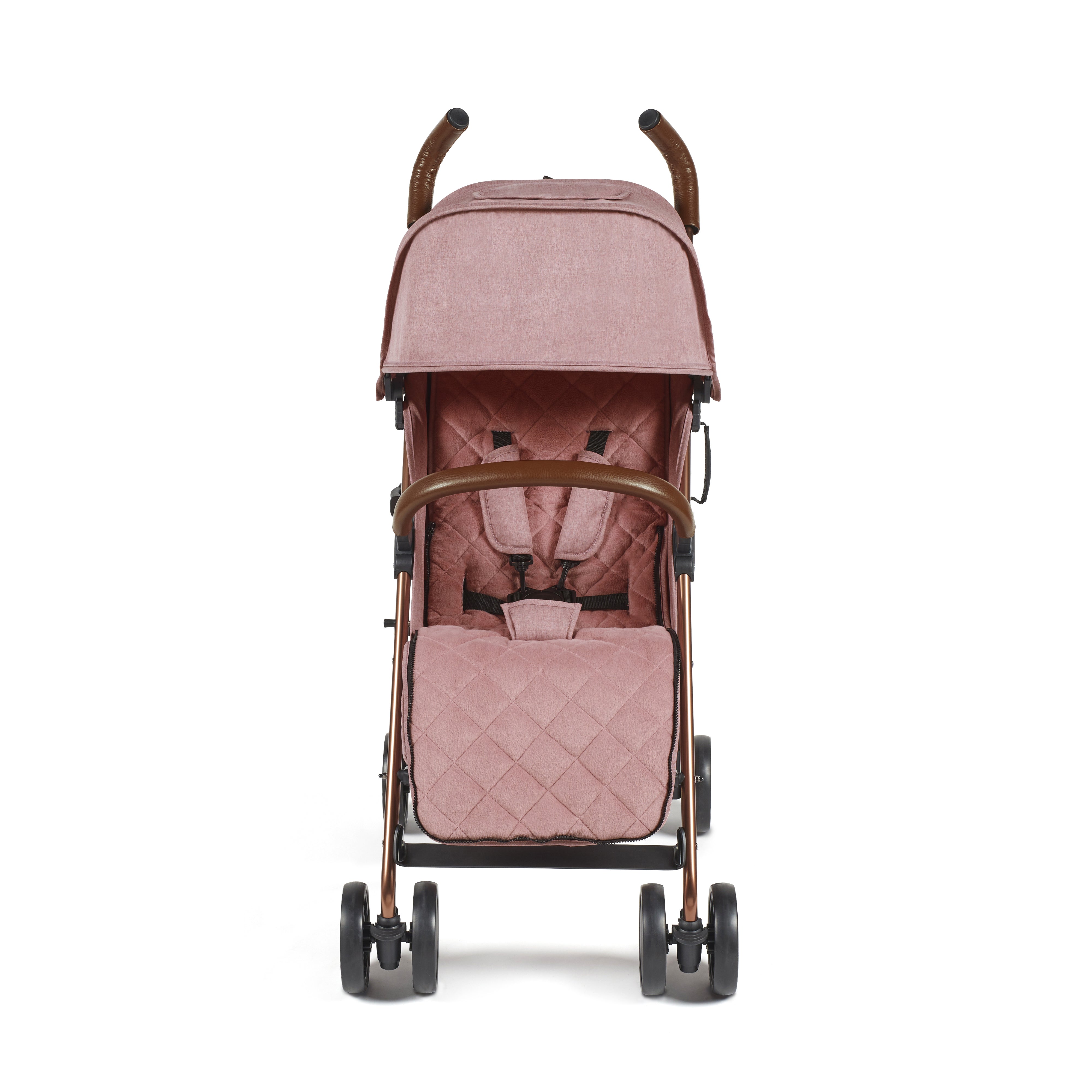 ickle bubba Discovery Prime Stroller - Rose Gold / Dusky Pink   