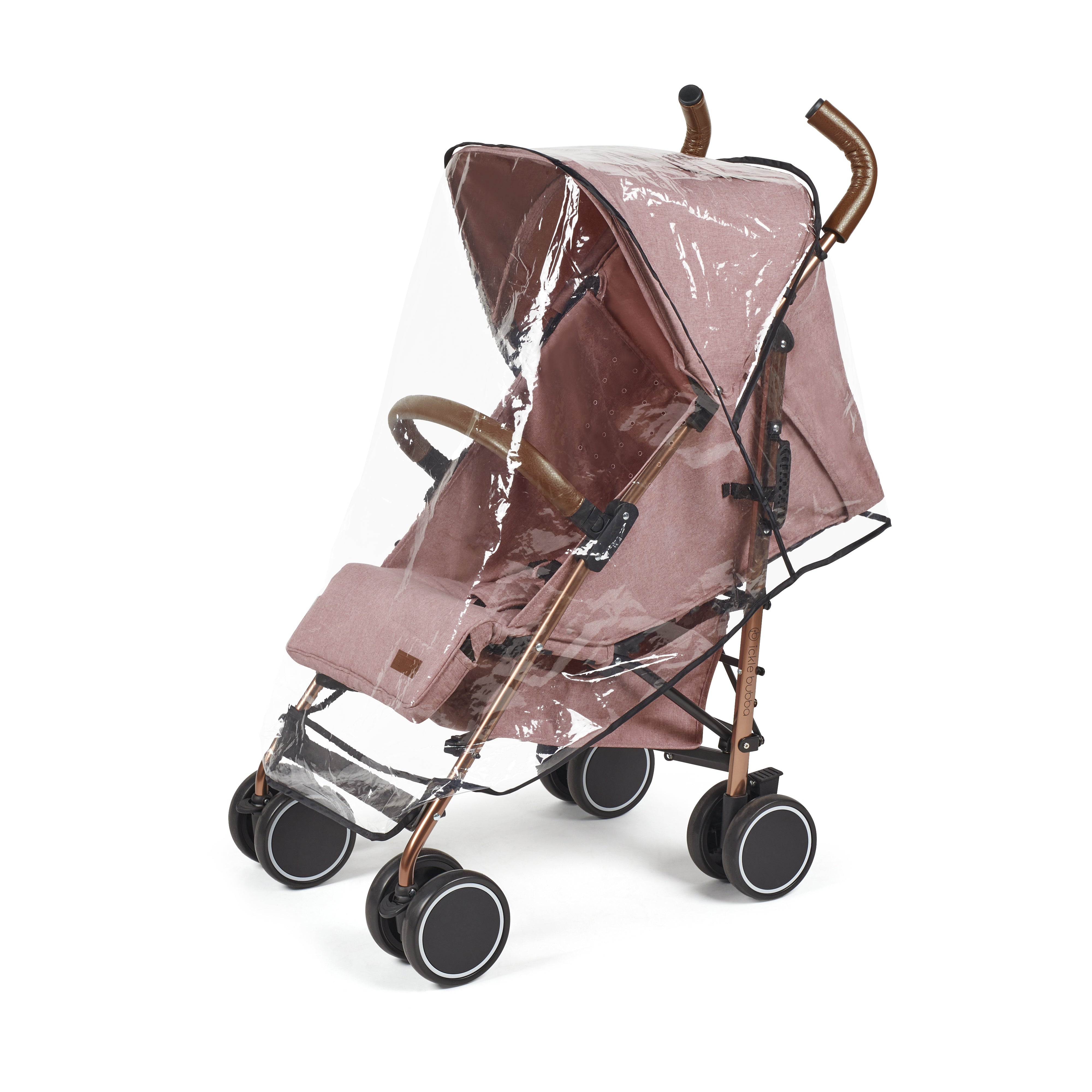 ickle bubba Discovery Prime Stroller - Rose Gold / Dusky Pink   