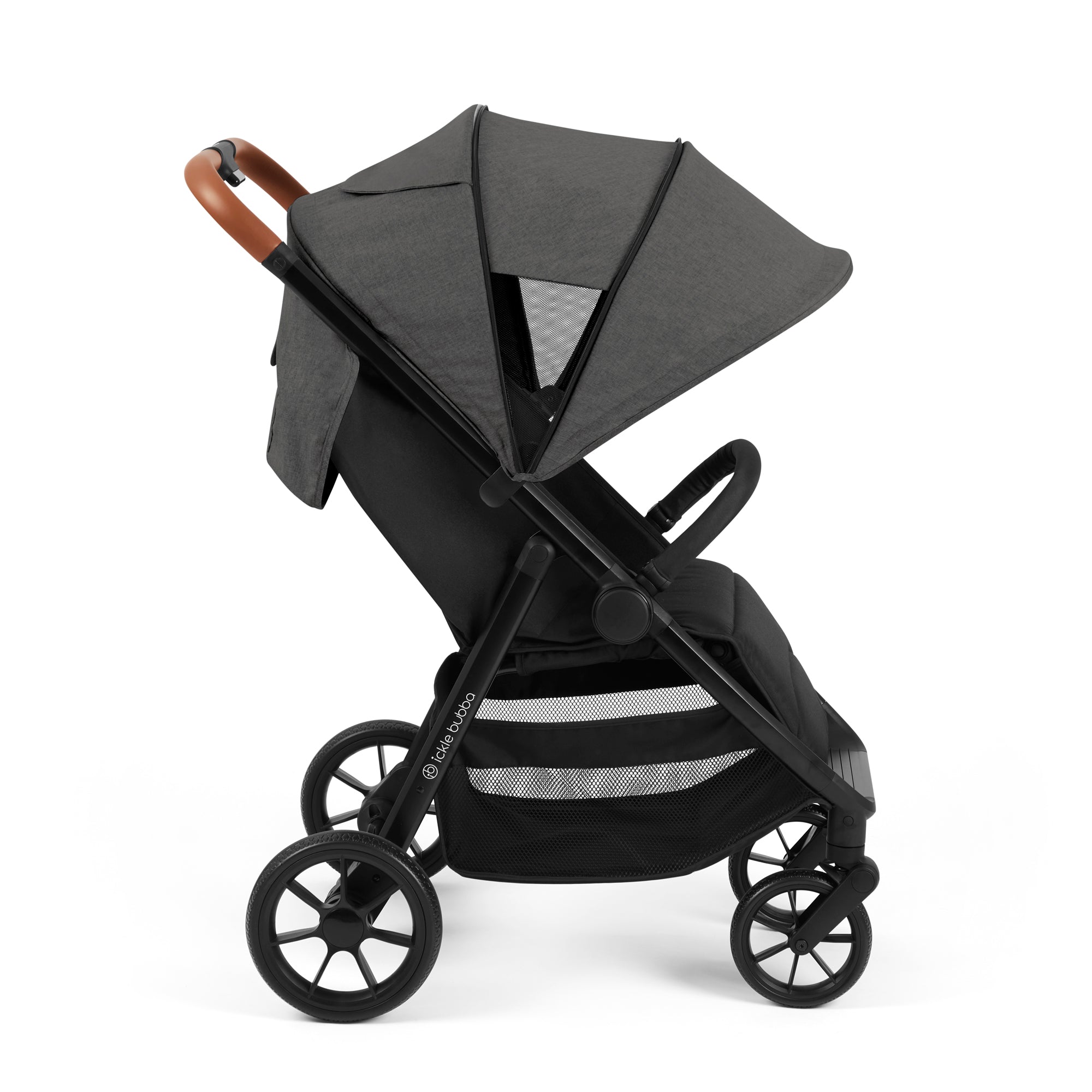 ickle bubbaStomp Stride Stroller - Charcoal Grey   