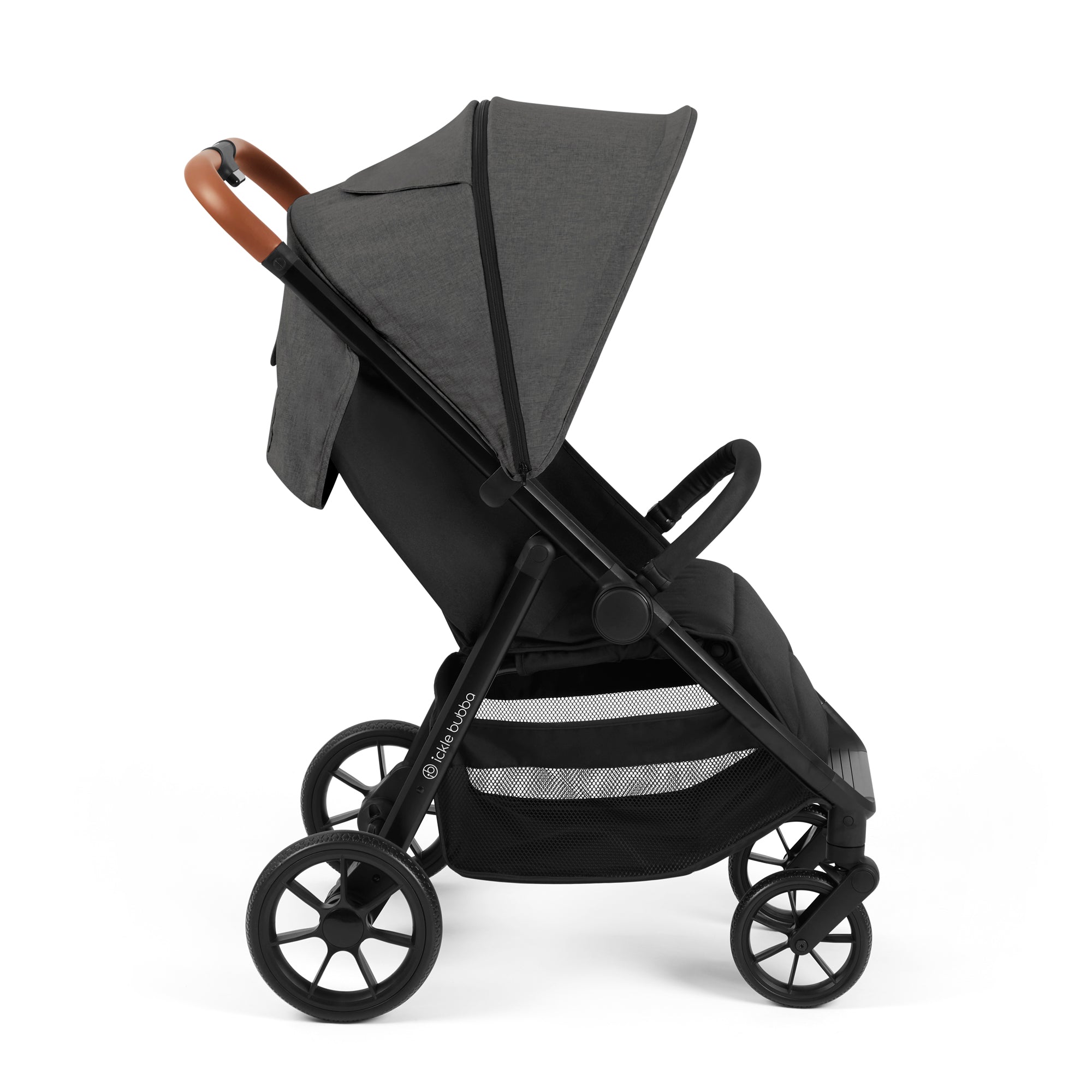 ickle bubbaStomp Stride Stroller - Charcoal Grey   