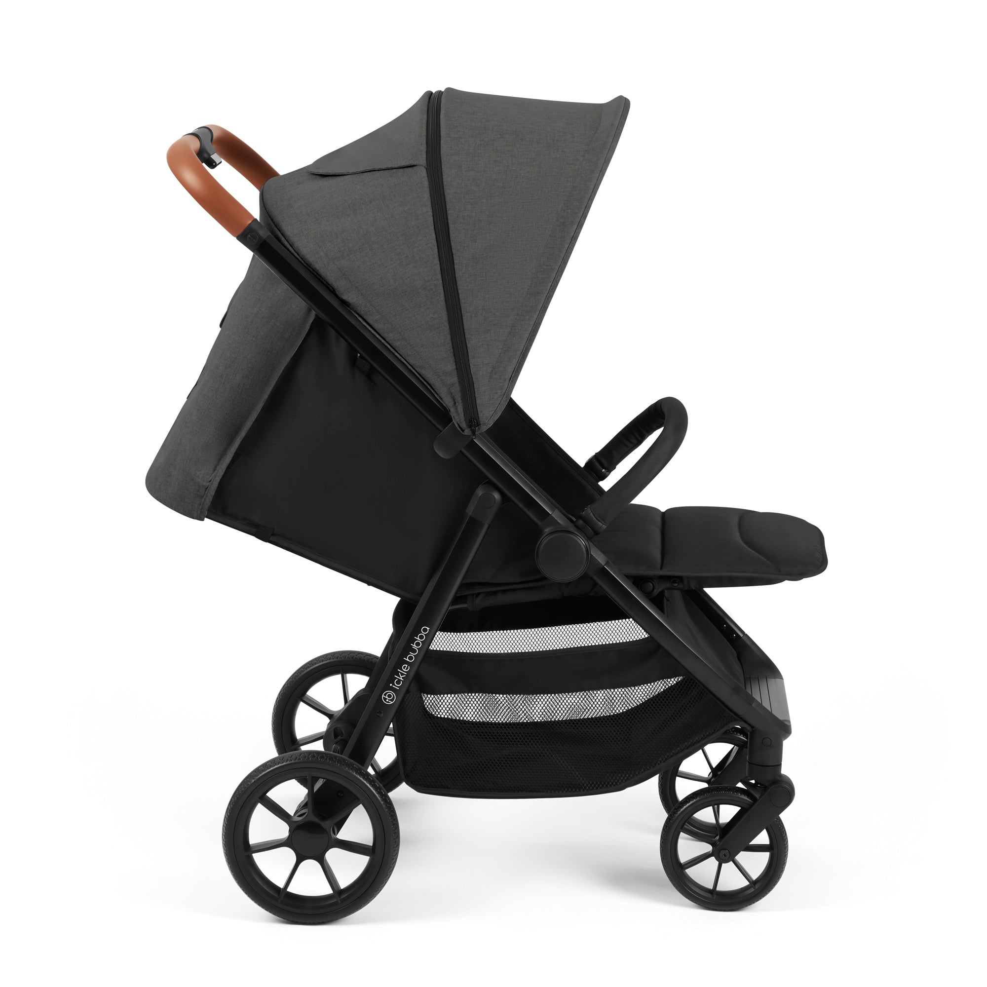 ickle bubbaStomp Stride Stroller - Charcoal Grey   