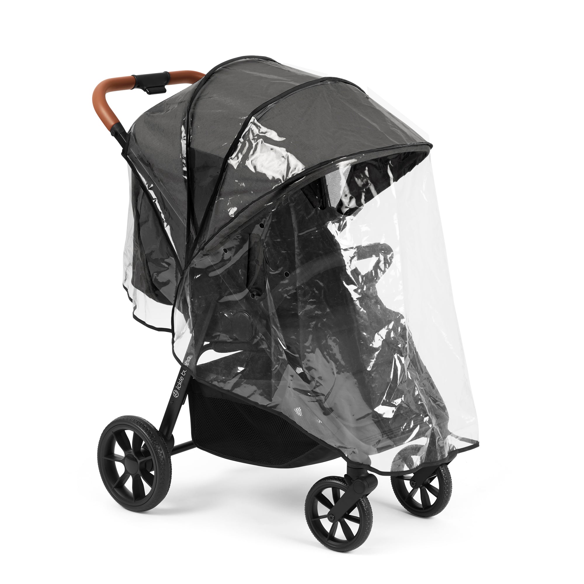 ickle bubbaStomp Stride Stroller - Charcoal Grey   