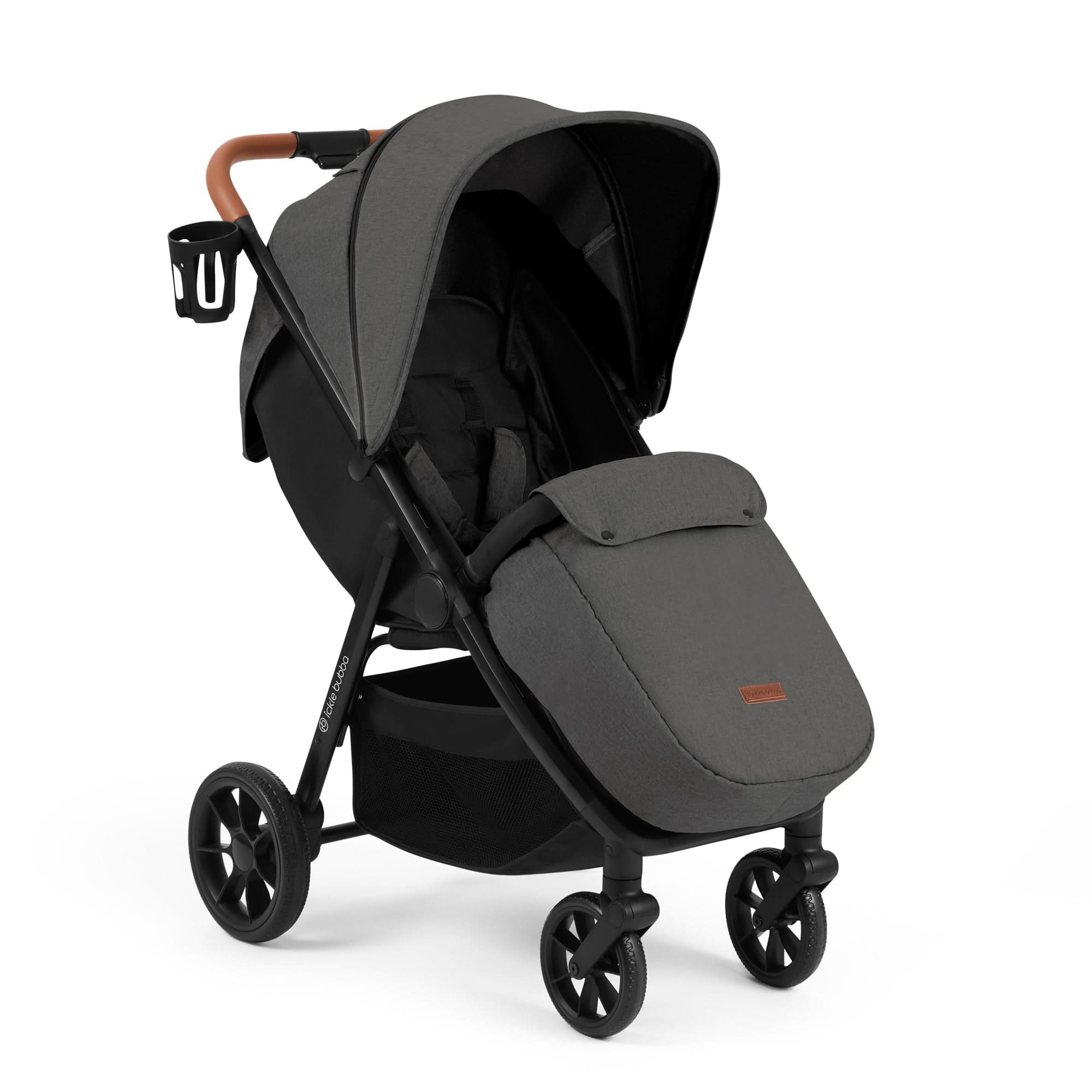 ickle bubba Stomp Stride Max Stroller - Charcoal Grey   