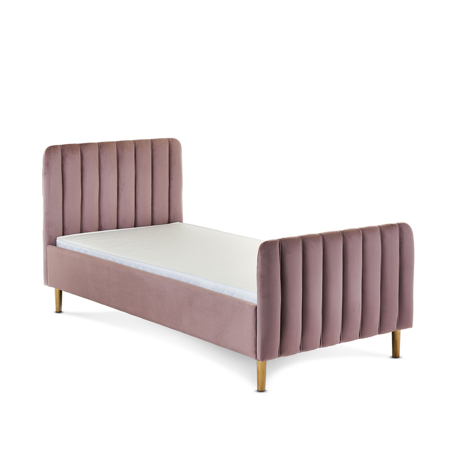 Obaby Gatsby Single Bed  Velvet Pink   