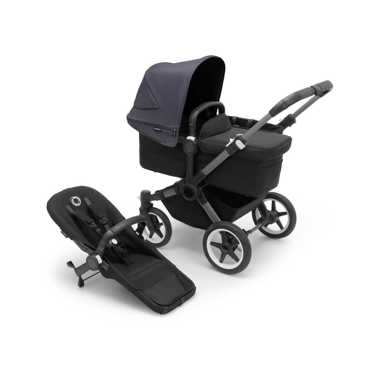Bugaboo Donkey 5 Mono Pushchair on Graphite/Black Chassis - Choose Your Colour - For Your Little One