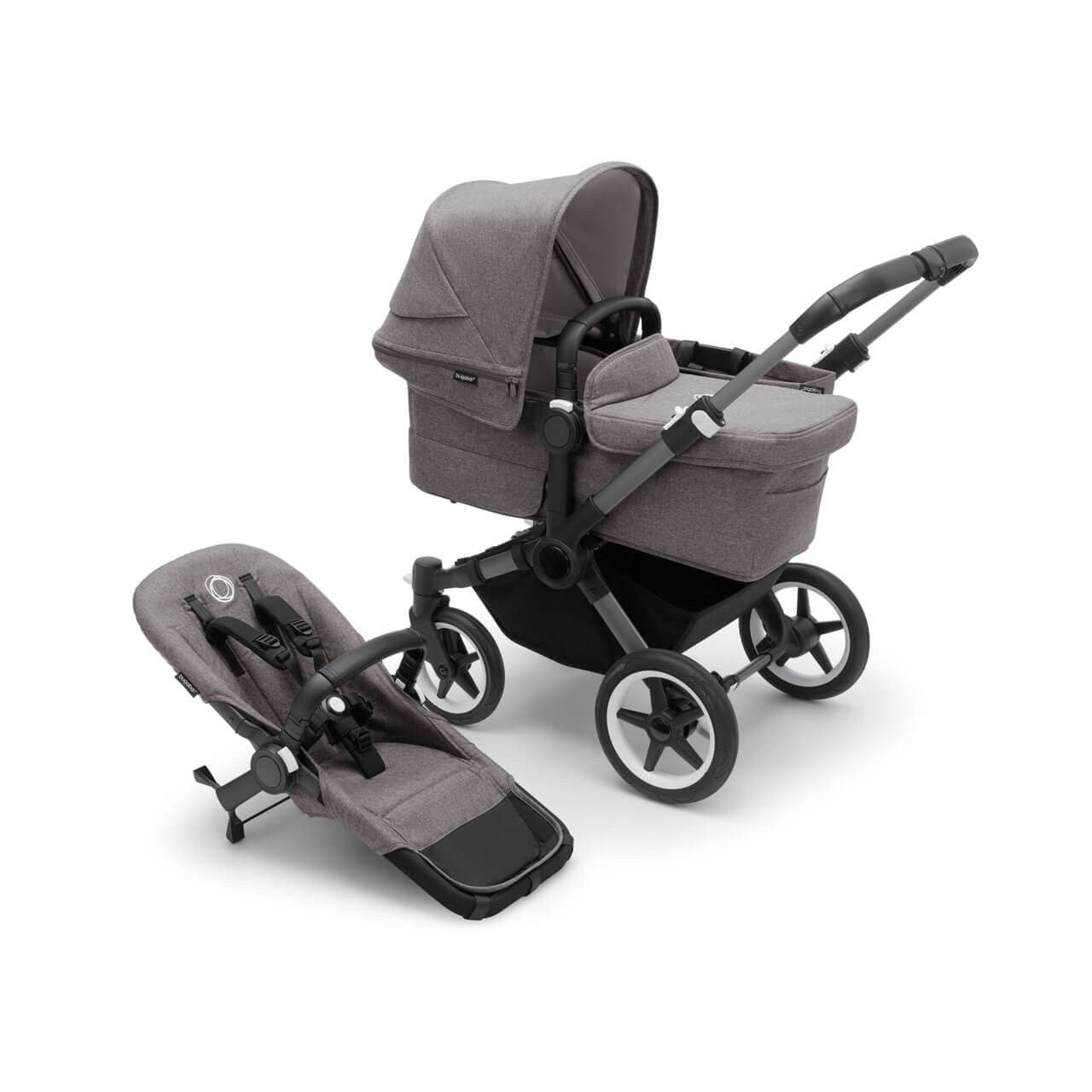 Bugaboo Donkey 5 Mono Pushchair on Graphite/Grey Chassis - Choose Your Colour - For Your Little One