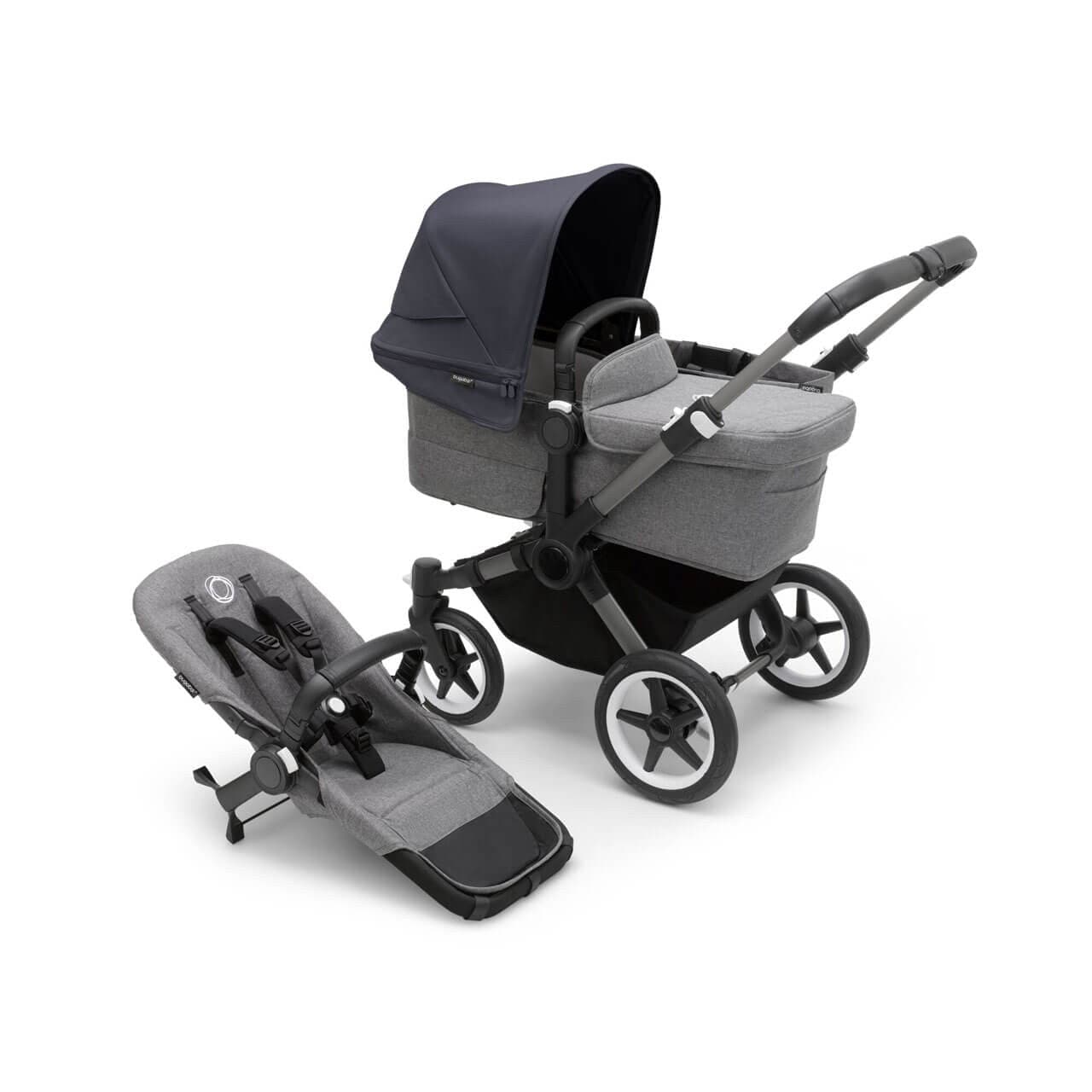 Bugaboo Donkey 5 Mono Pushchair on Graphite/Grey Chassis - Choose Your Colour - For Your Little One