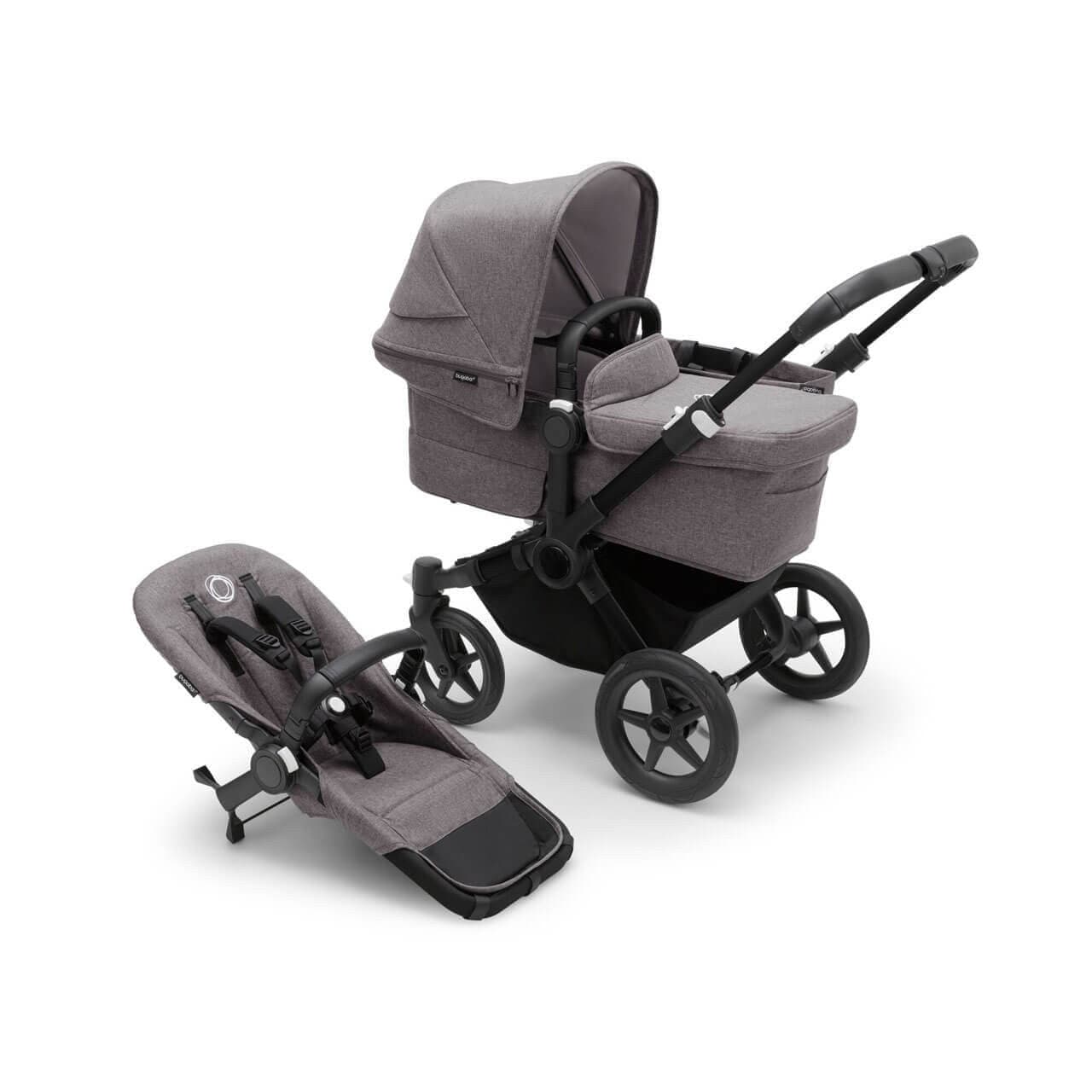 Bugaboo Donkey 5 Mono Pushchair on Black/Grey Chassis - Choose Your Colour - For Your Little One