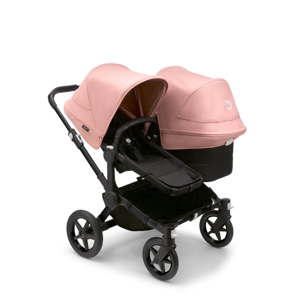 Bugaboo Donkey 5 Duo Pushchair on Black/Black Chassis - Choose Your Colour - Morning Pink | For Your Little One