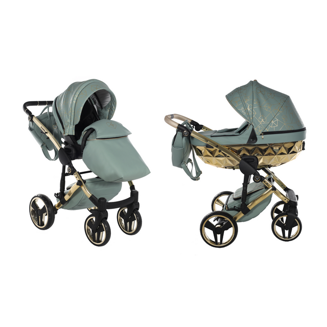 Junama Heart 3 In 1 Travel System - Green - For Your Little One