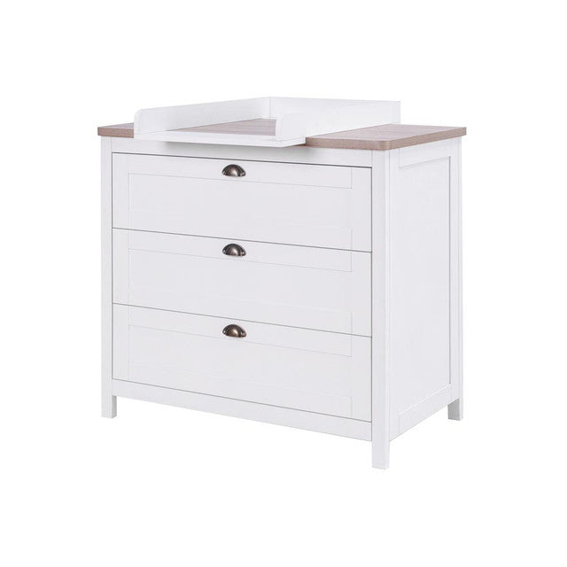 Tutti Bambini Verona 3 Piece Room Set - White/Oak   