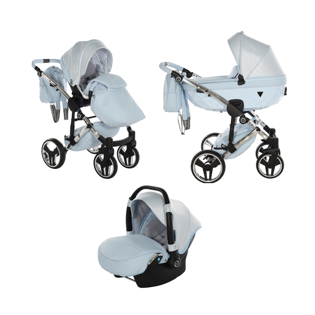 Junama Dolce 3 In 1 Travel System - Blue - No | For Your Little One