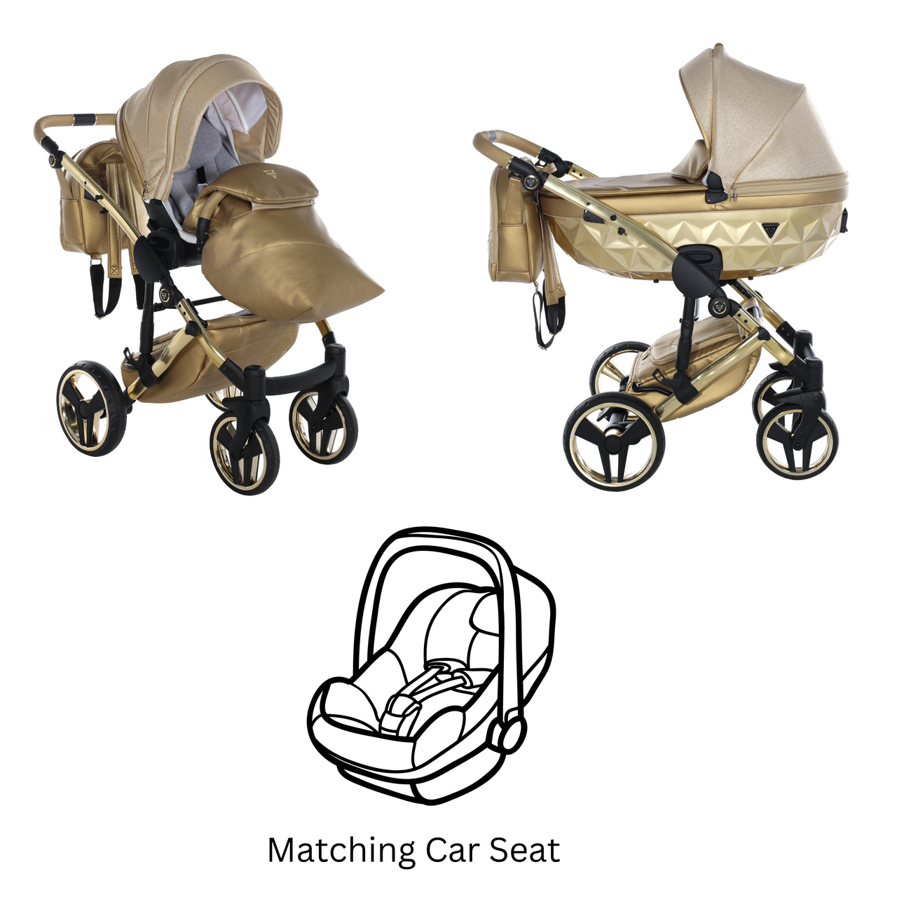 Junama Dolce 3 In 1 Travel System - Gold - No | For Your Little One