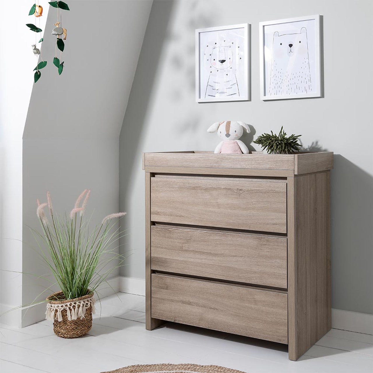 Tutti Bambini Modena Chest Changer - Oak - For Your Little One