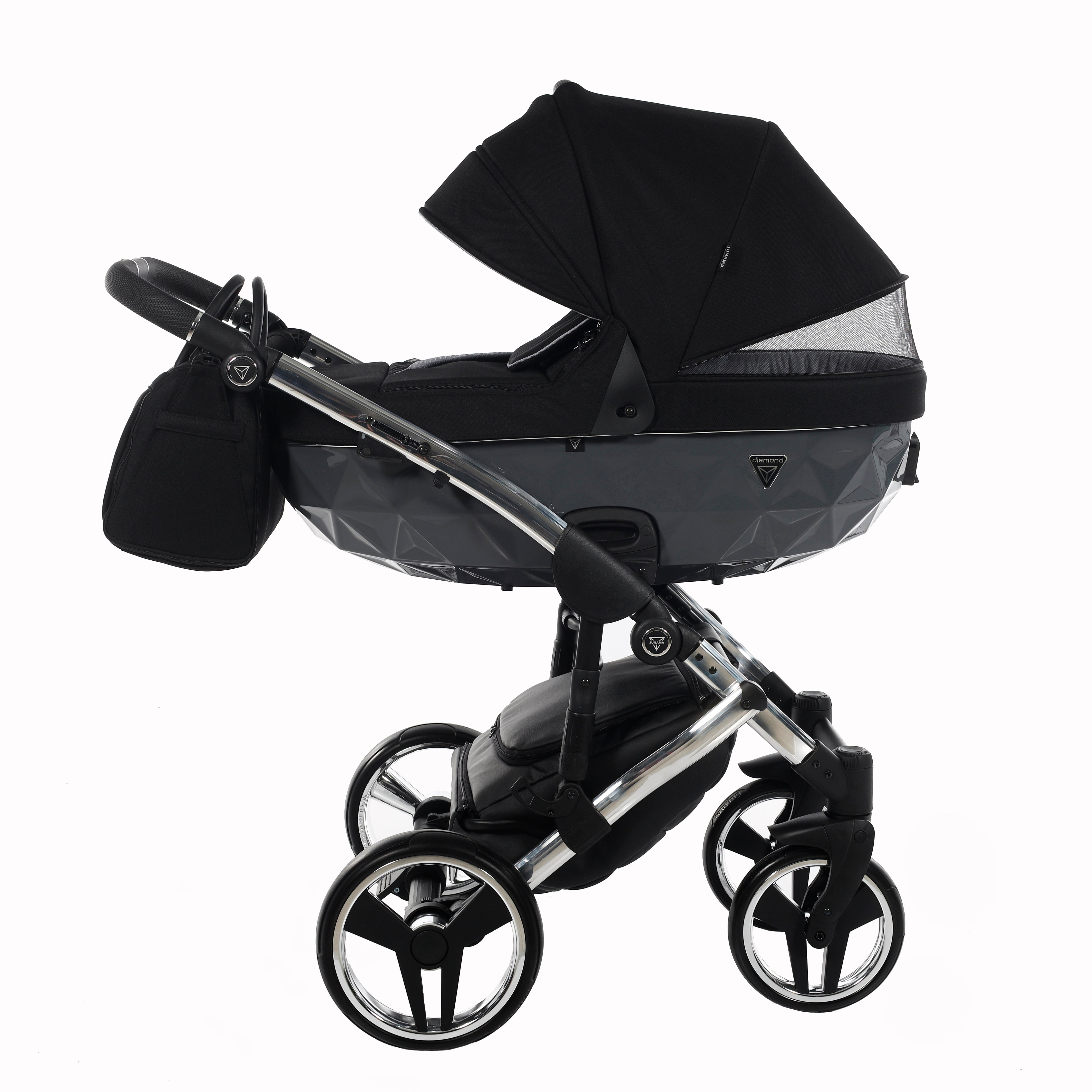 Junama Diamond S Line 2 in 1 Pram – Grey   