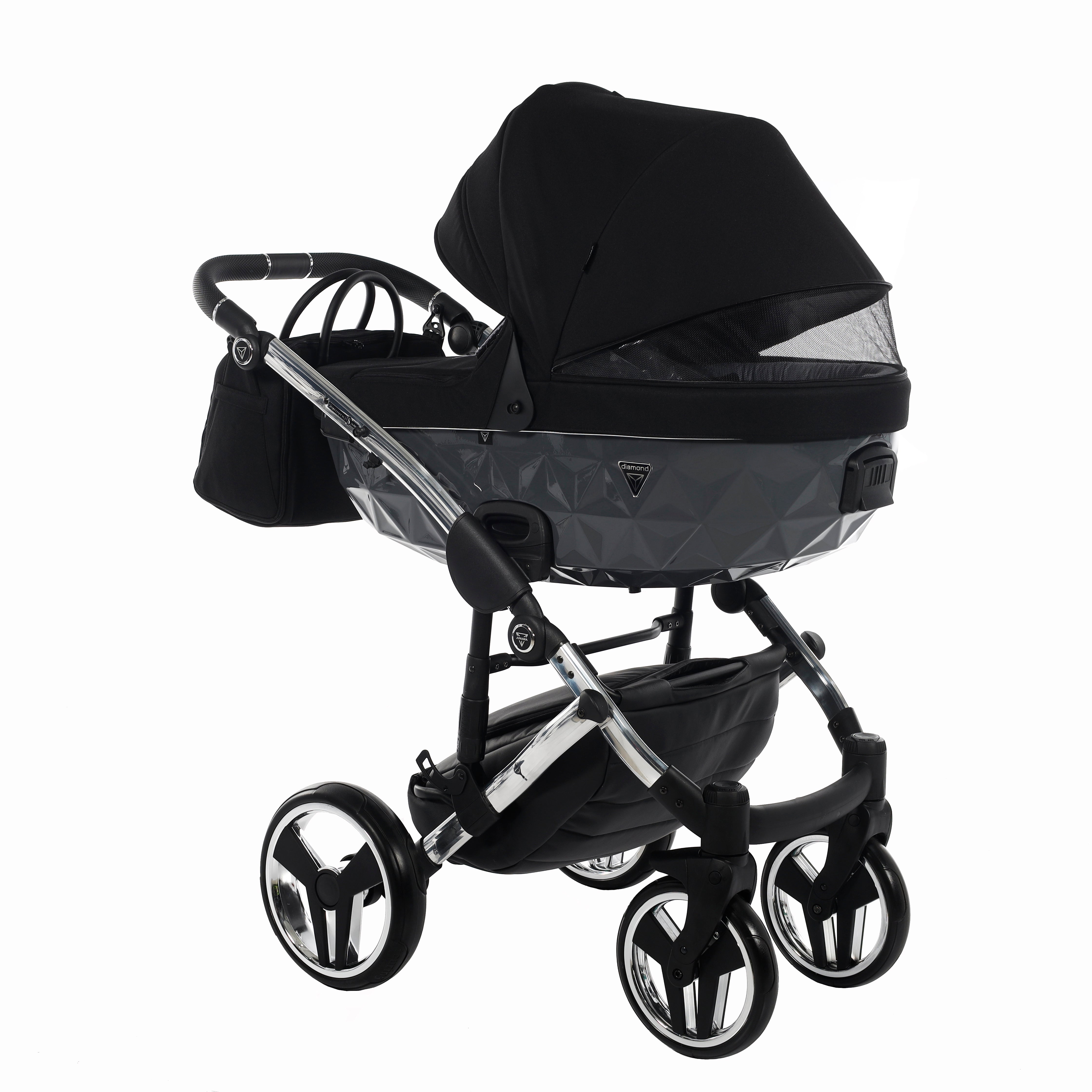 Junama Diamond S Line 2 in 1 Pram – Grey   