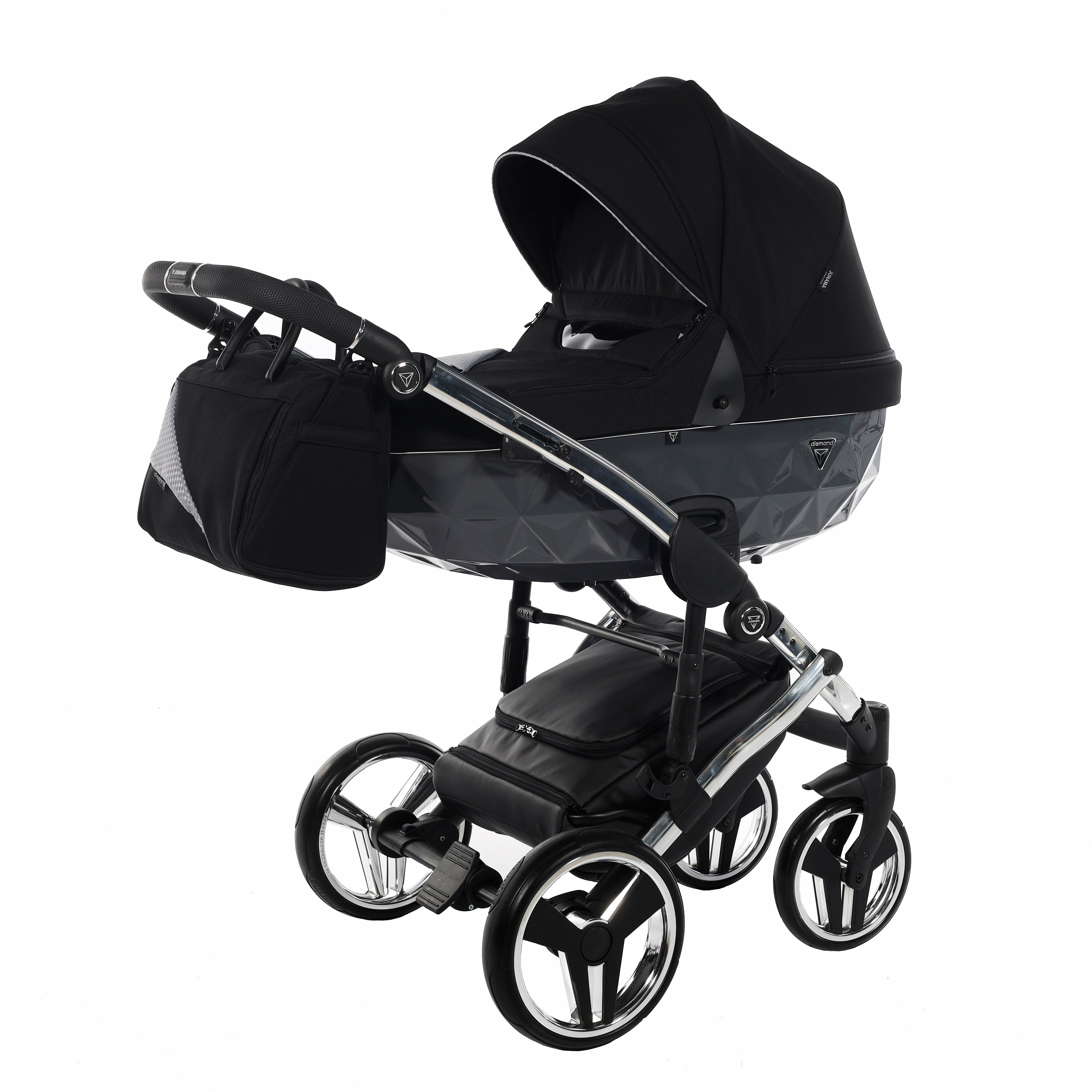 Junama Diamond S Line 2 in 1 Pram – Grey   