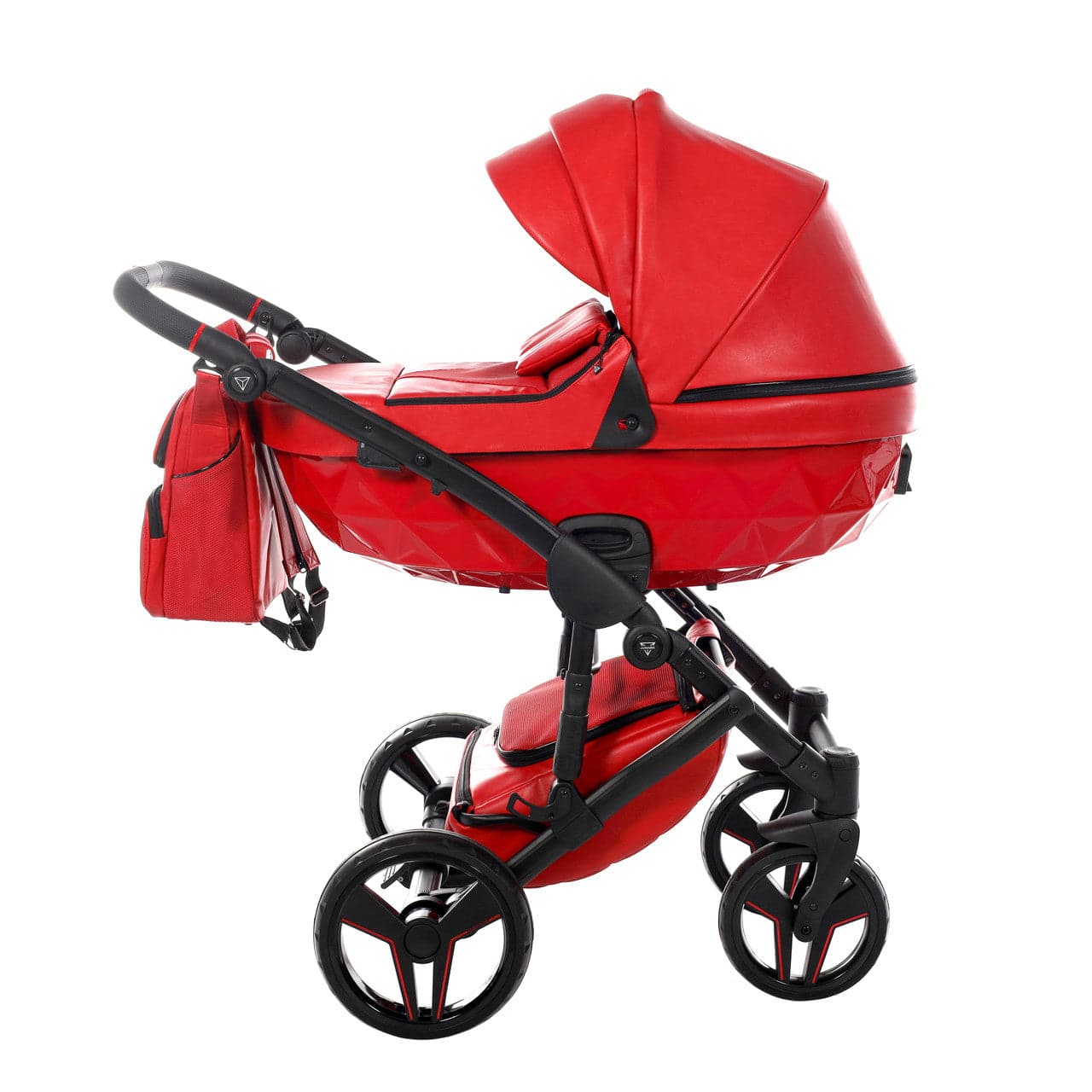 Junama S-Class 2 In 1 Pram - Red - For Your Little One