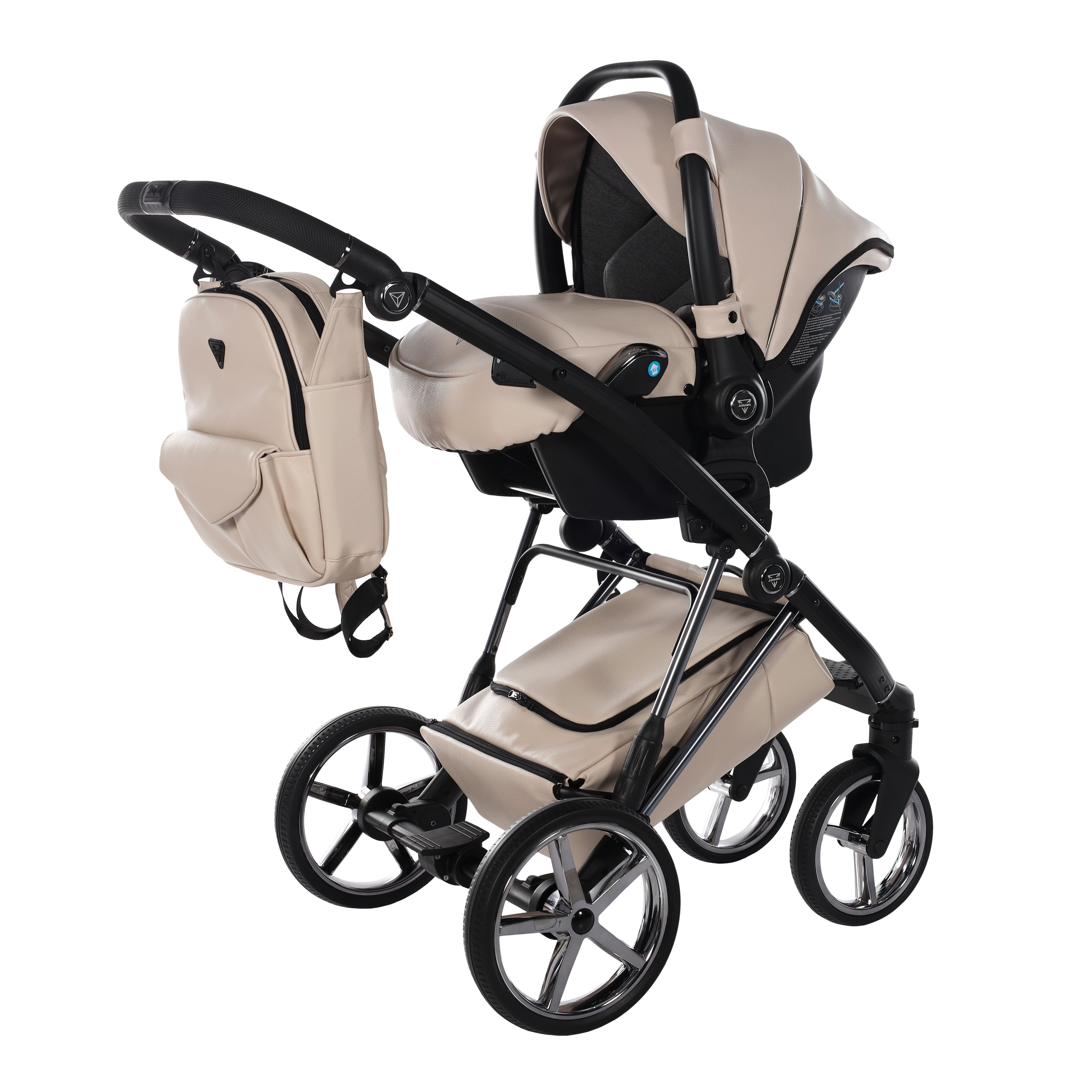 Junama Air 2 In 1 Pram Premium - Nude   