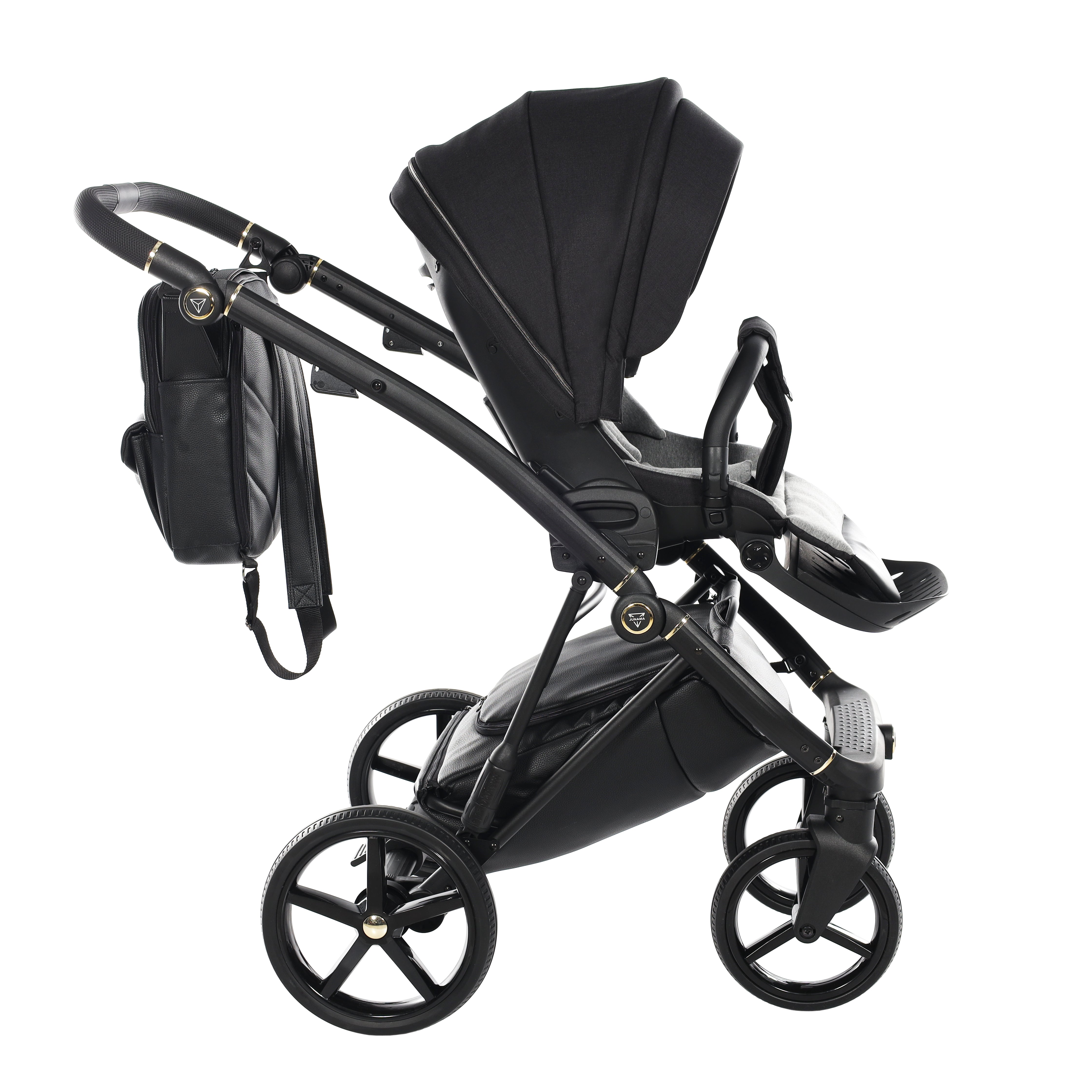 Junama Air 2 In 1 Pram - Black   