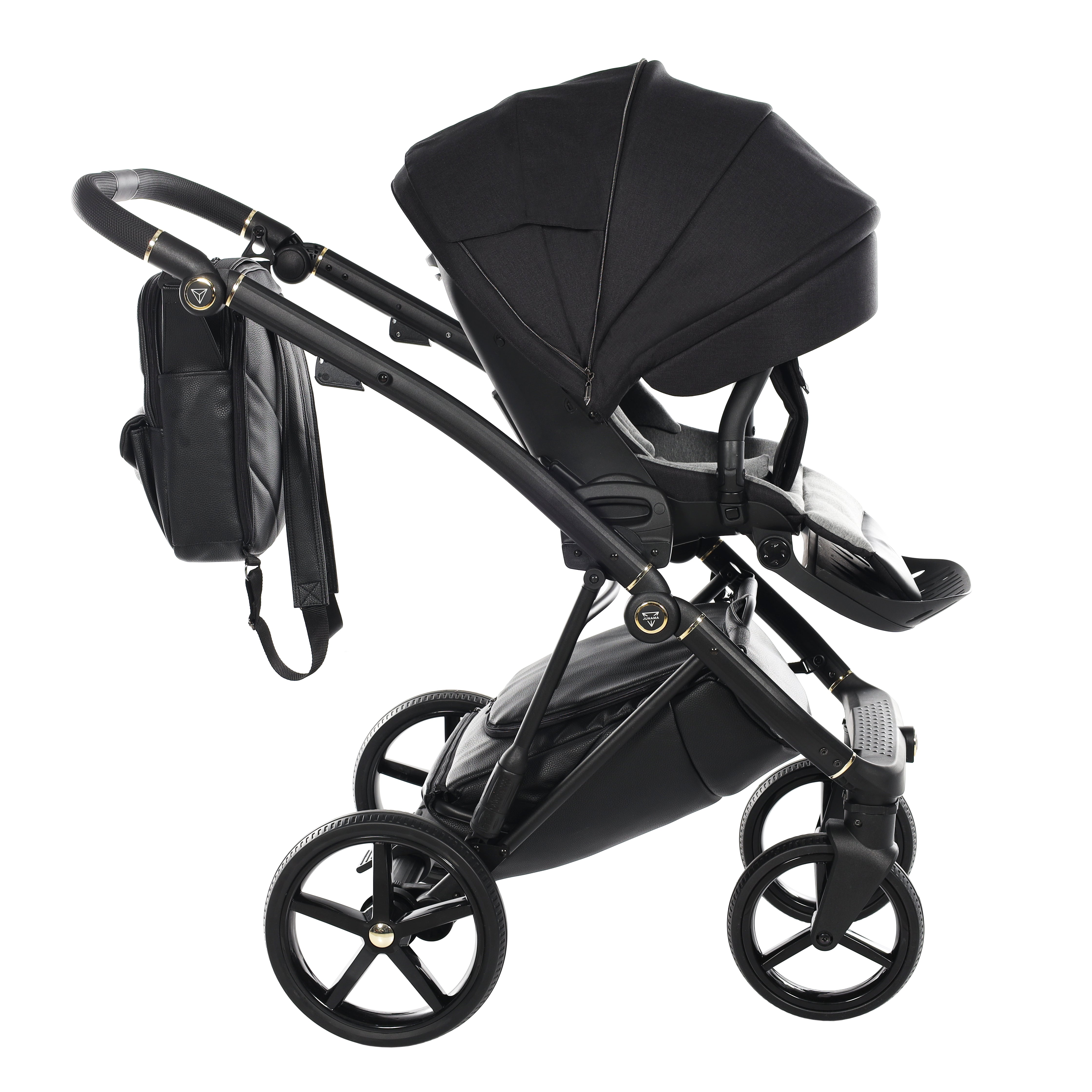 Junama Air 2 In 1 Pram - Black   