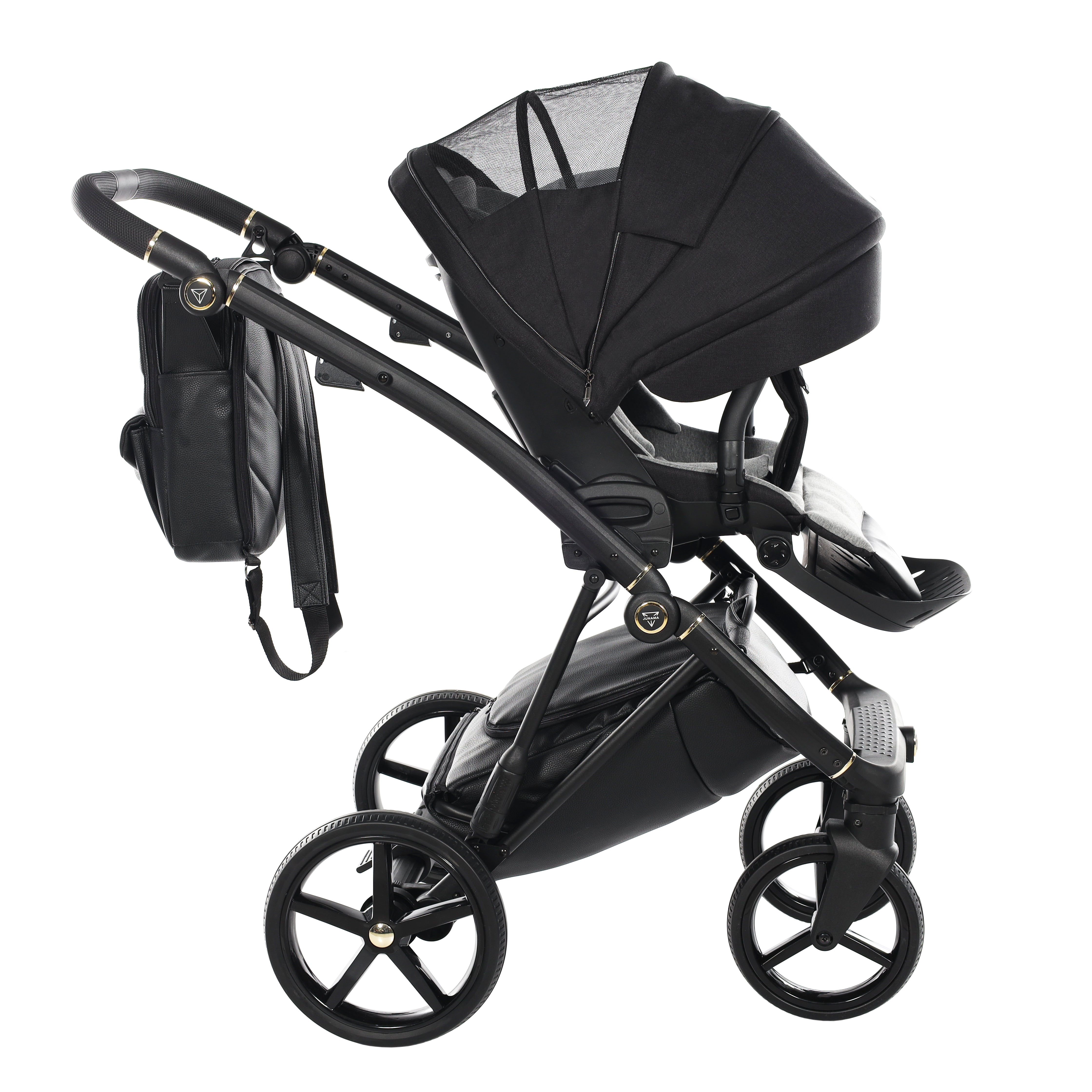 Junama Air 2 In 1 Pram - Black   