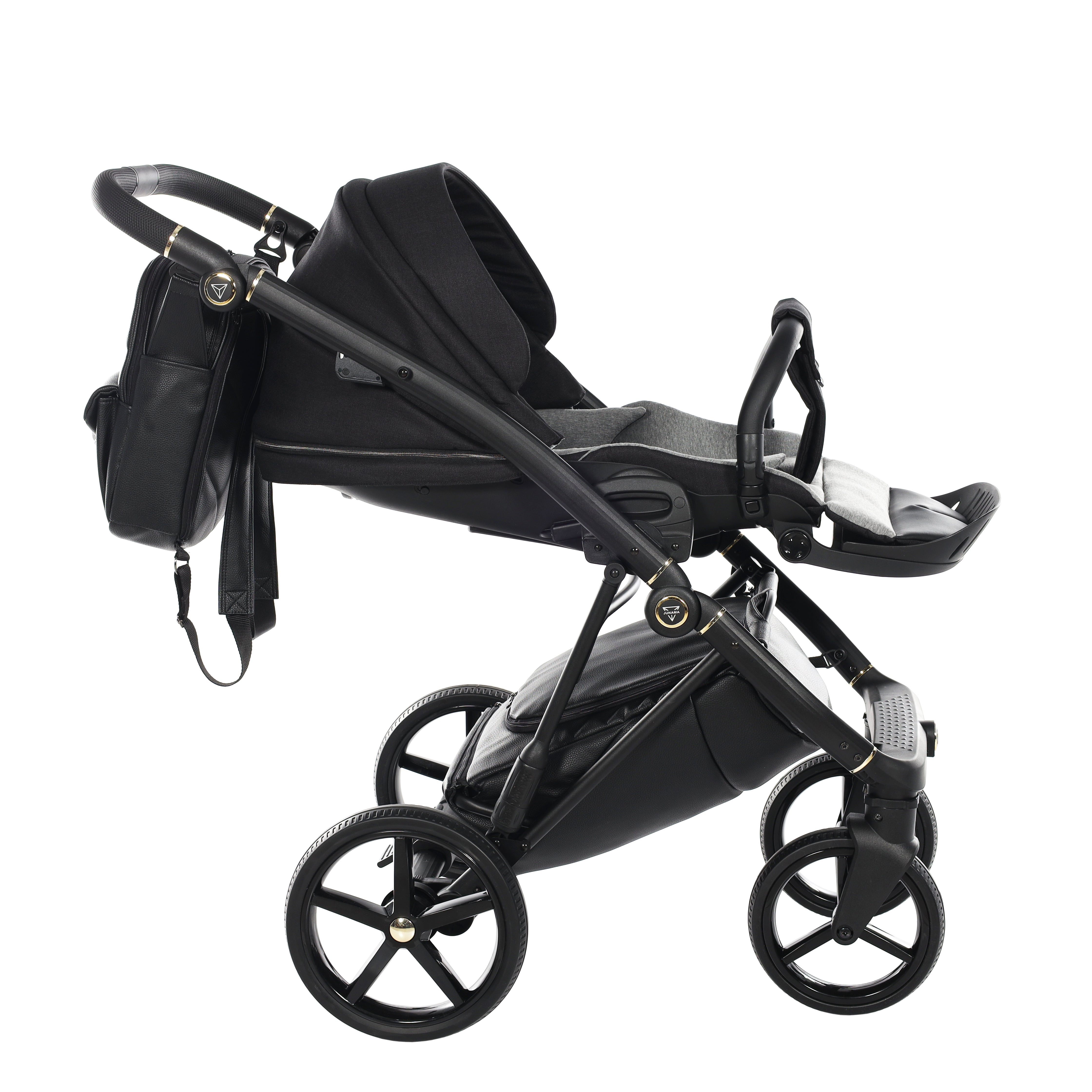 Junama Air 2 In 1 Pram - Black   