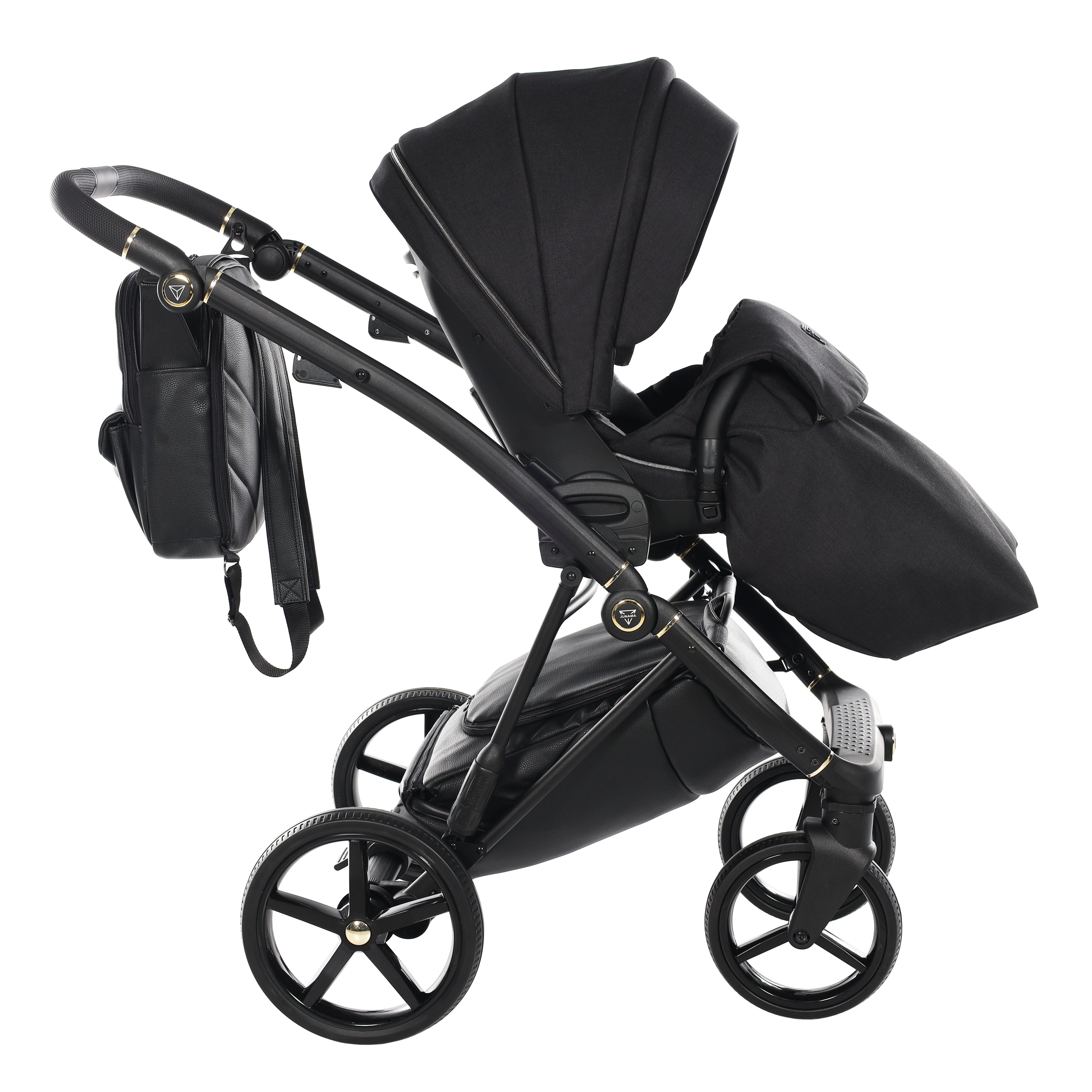 Junama Air 2 In 1 Pram - Black   