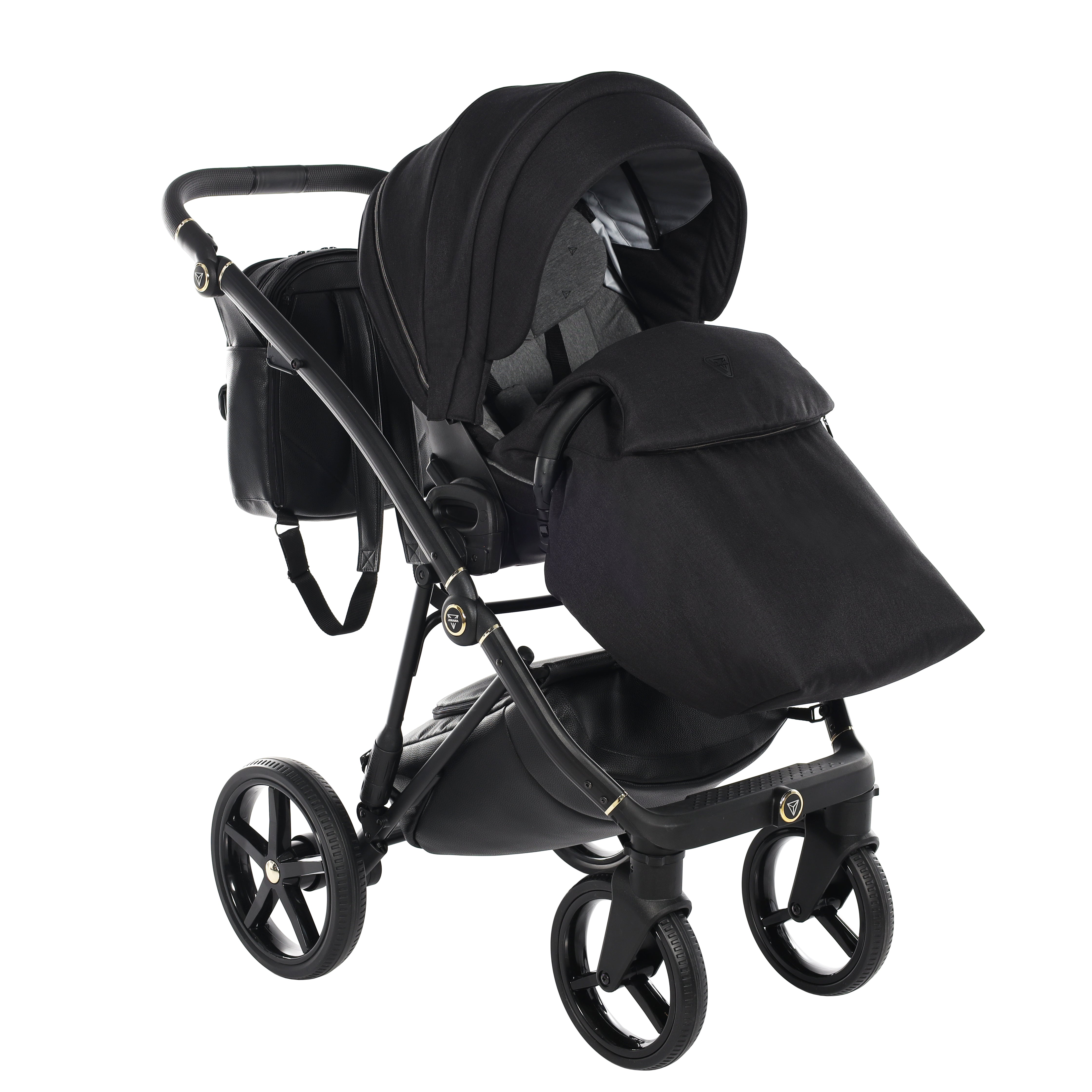 Junama Air 2 In 1 Pram - Black   